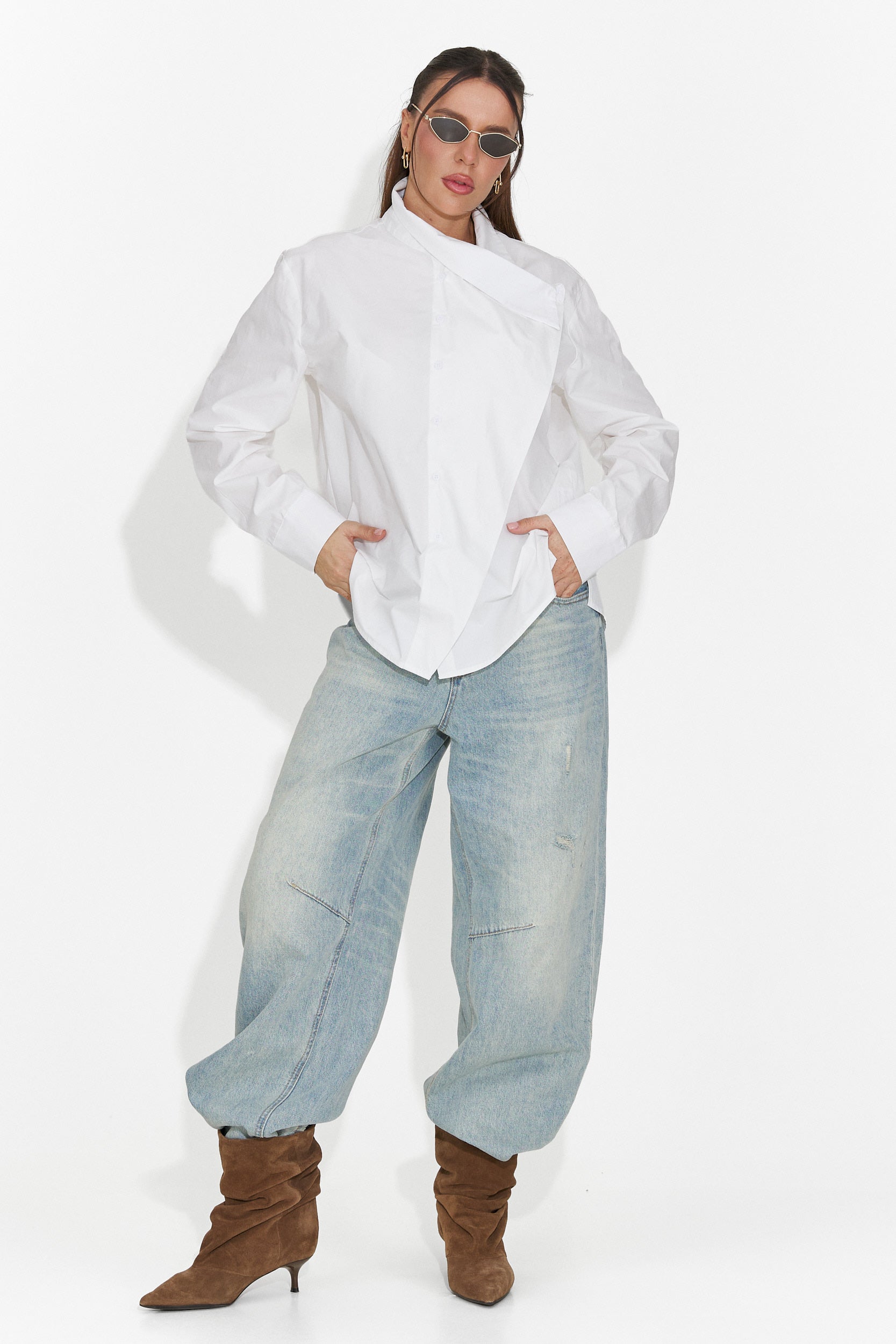 Edinea Bogas ležerna bijela majica za dame