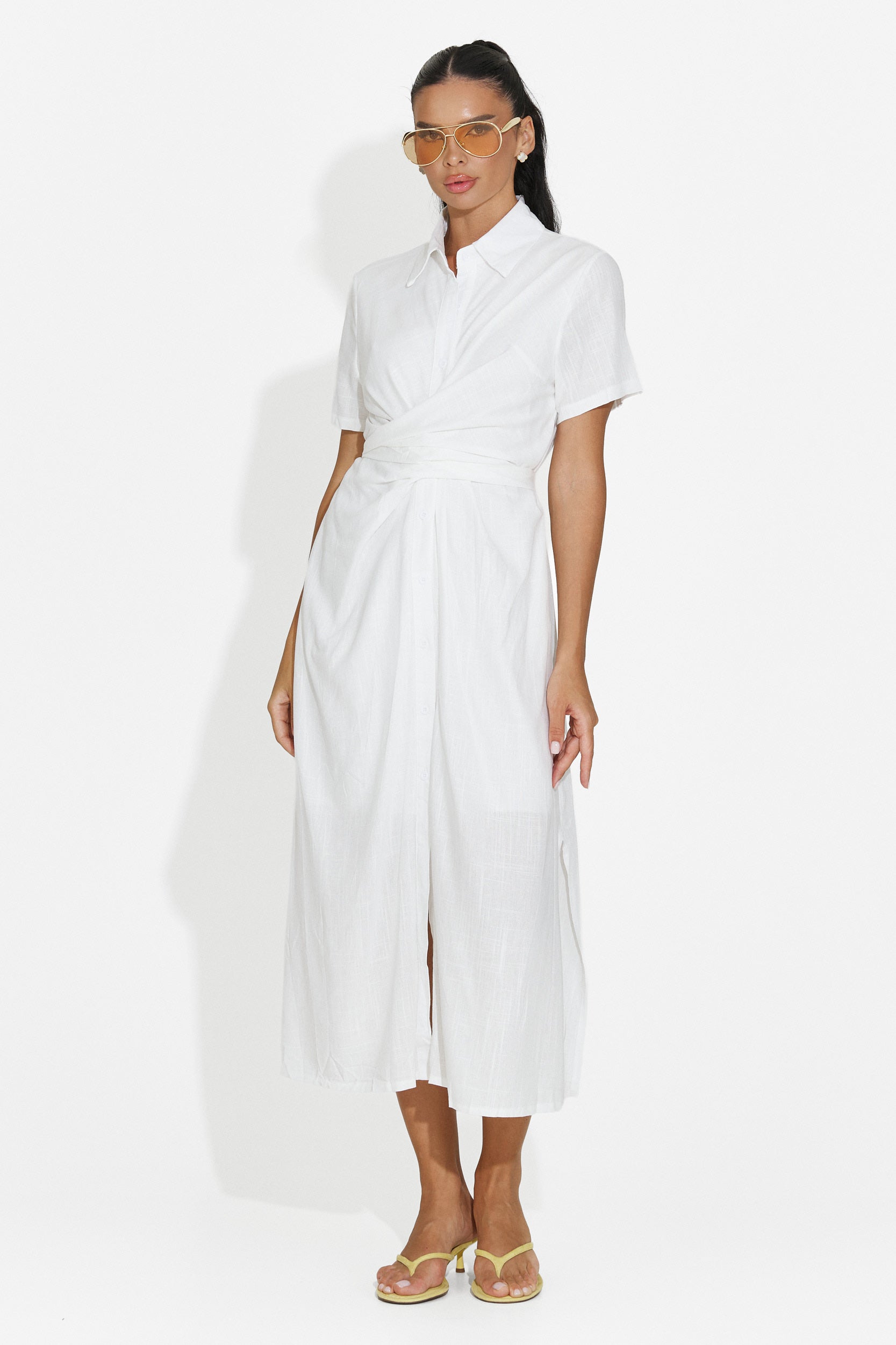 Camisa de mujer casual blanca Genoma Bogas