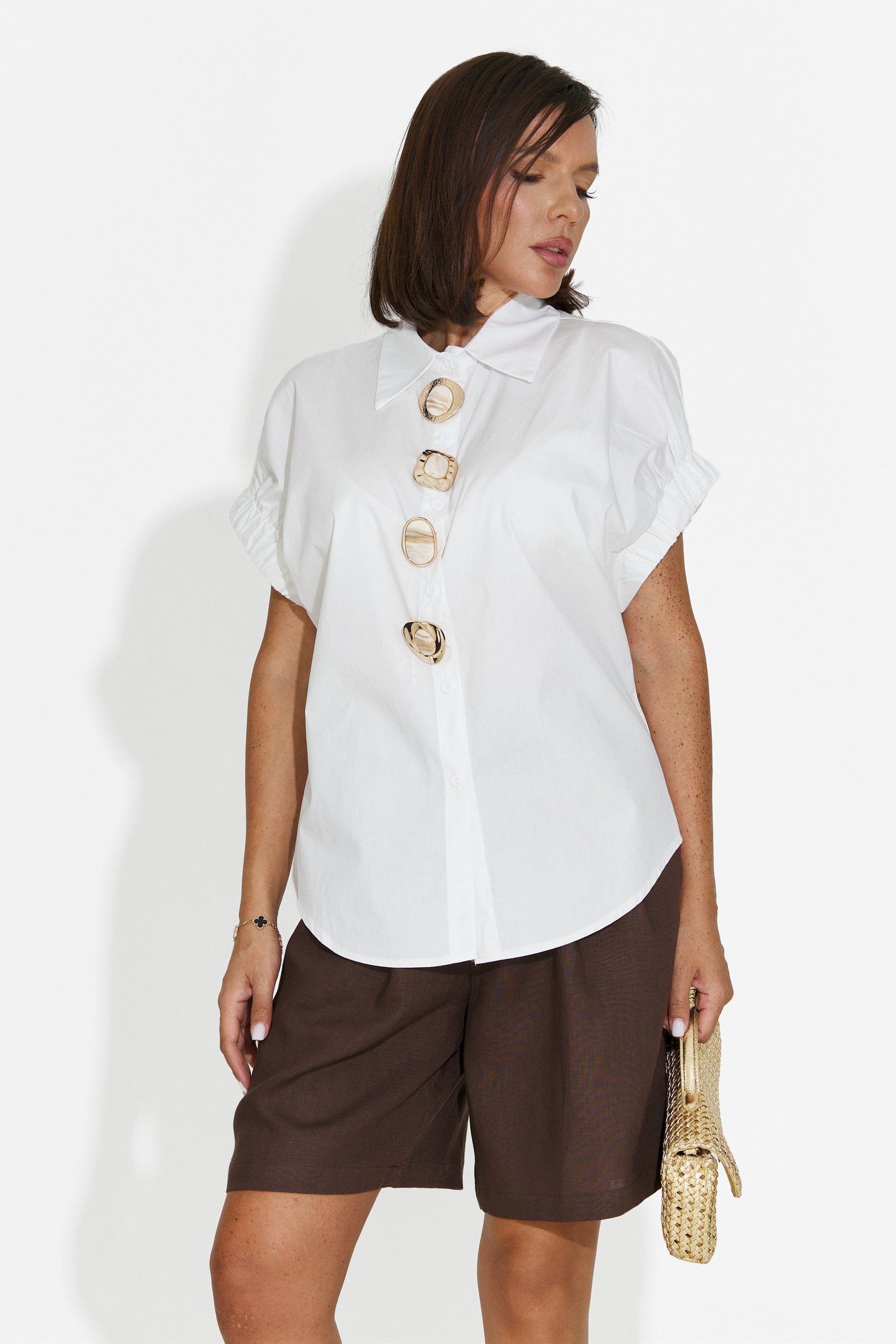 Camisa de mujer casual blanca Odeneia Bogas
