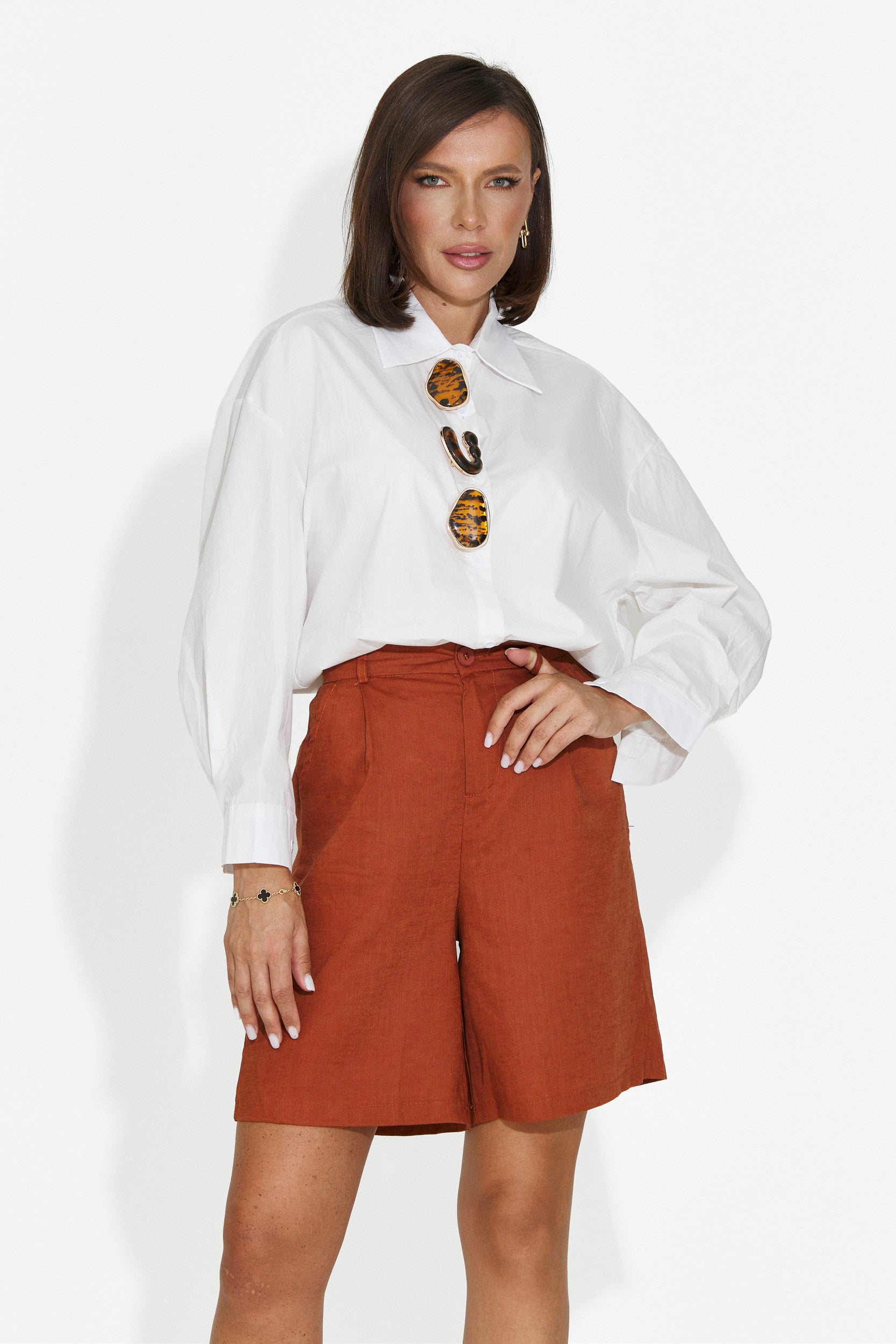 White casual women's shirt Procesay Bogas