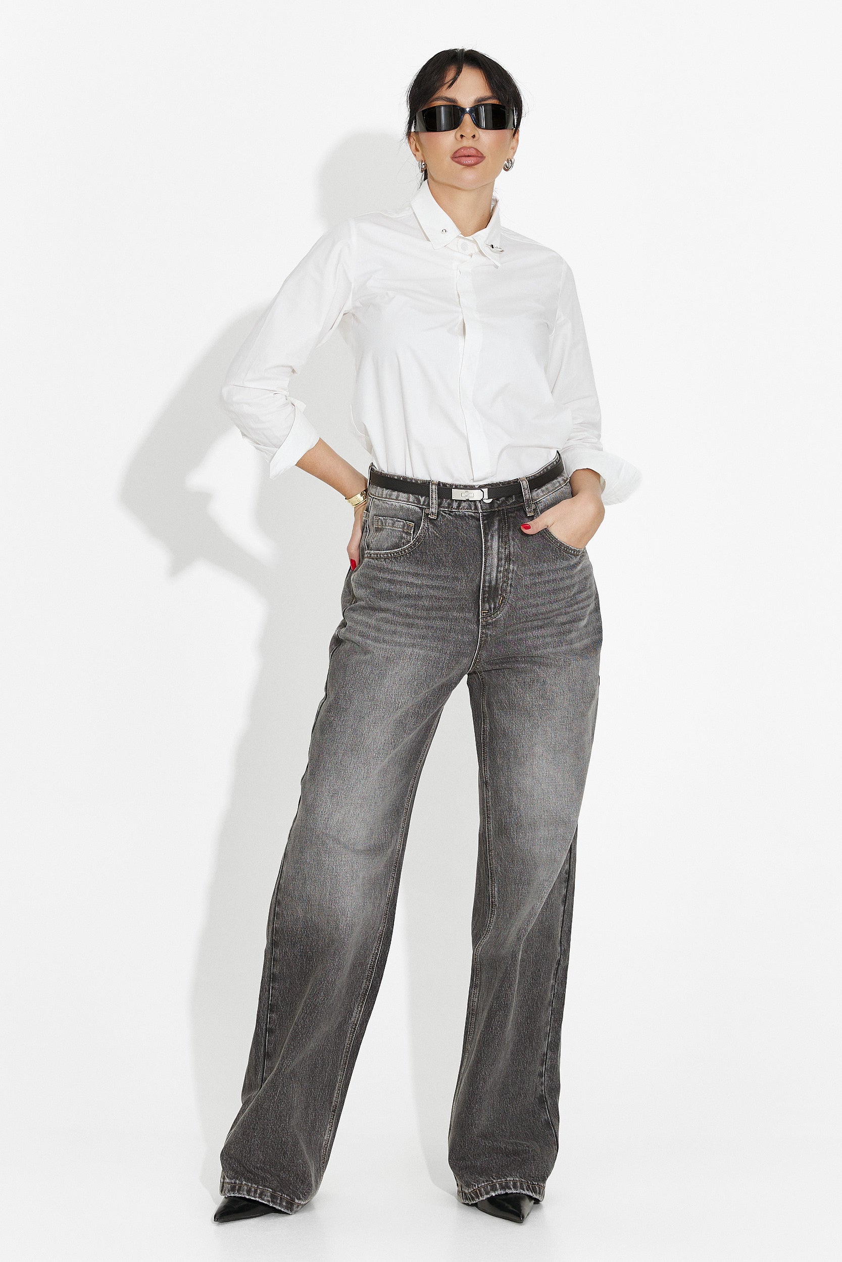 Women's casual white shirt Rochele Bogas