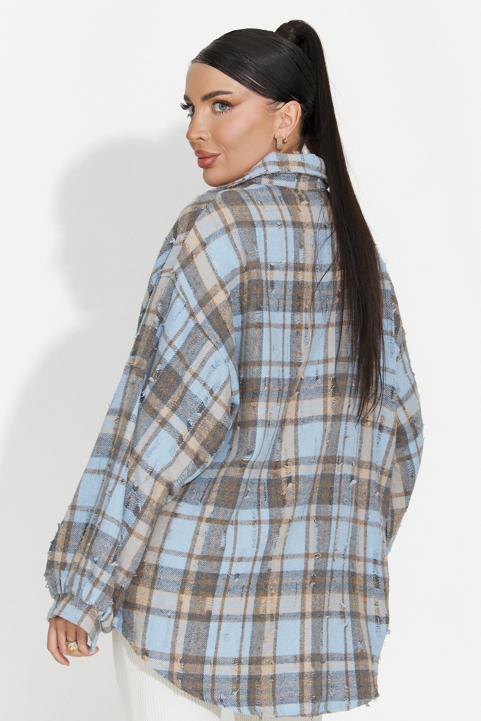 Damenhemd casual blau Jasara Bogas