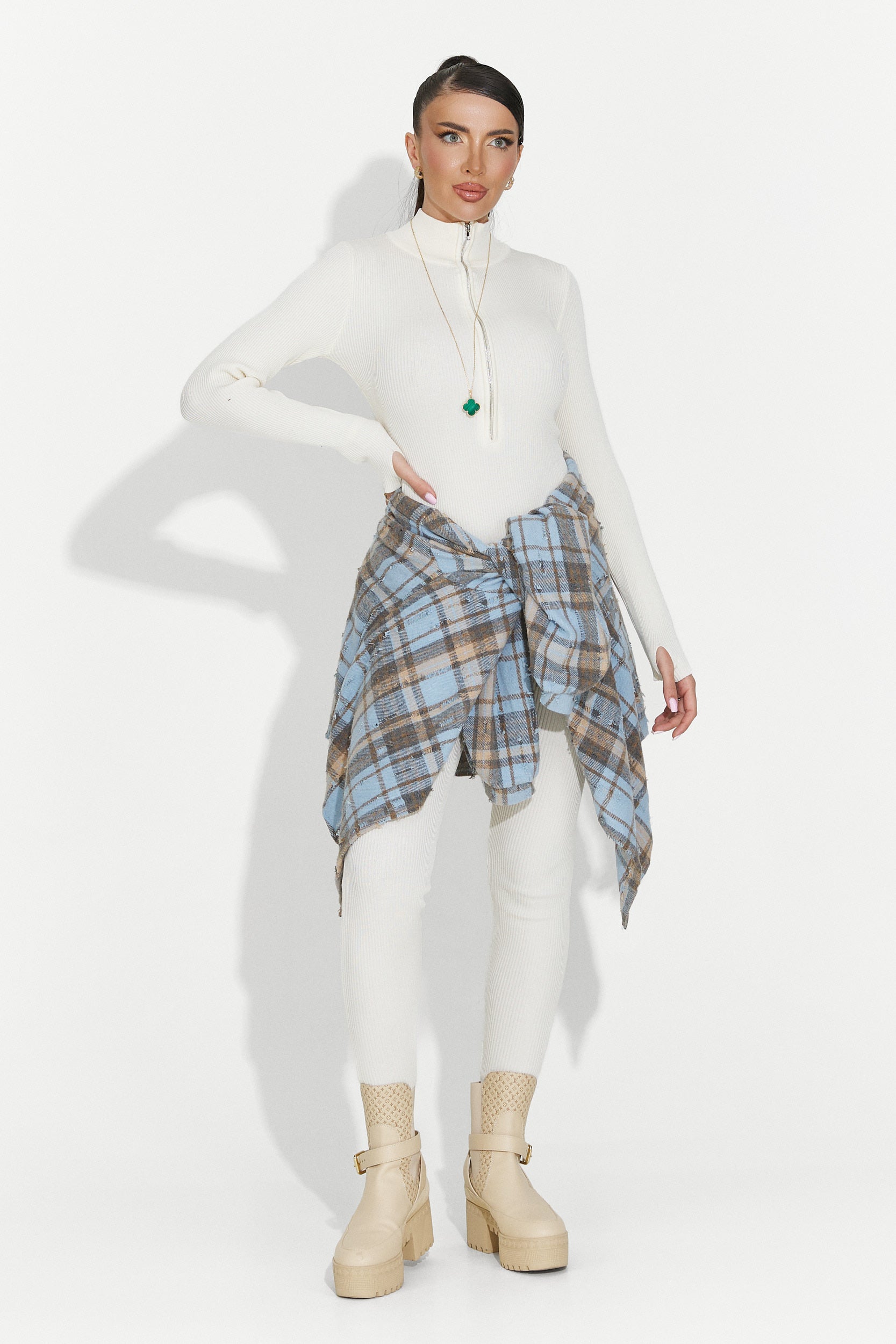 Damenhemd casual blau Jasara Bogas