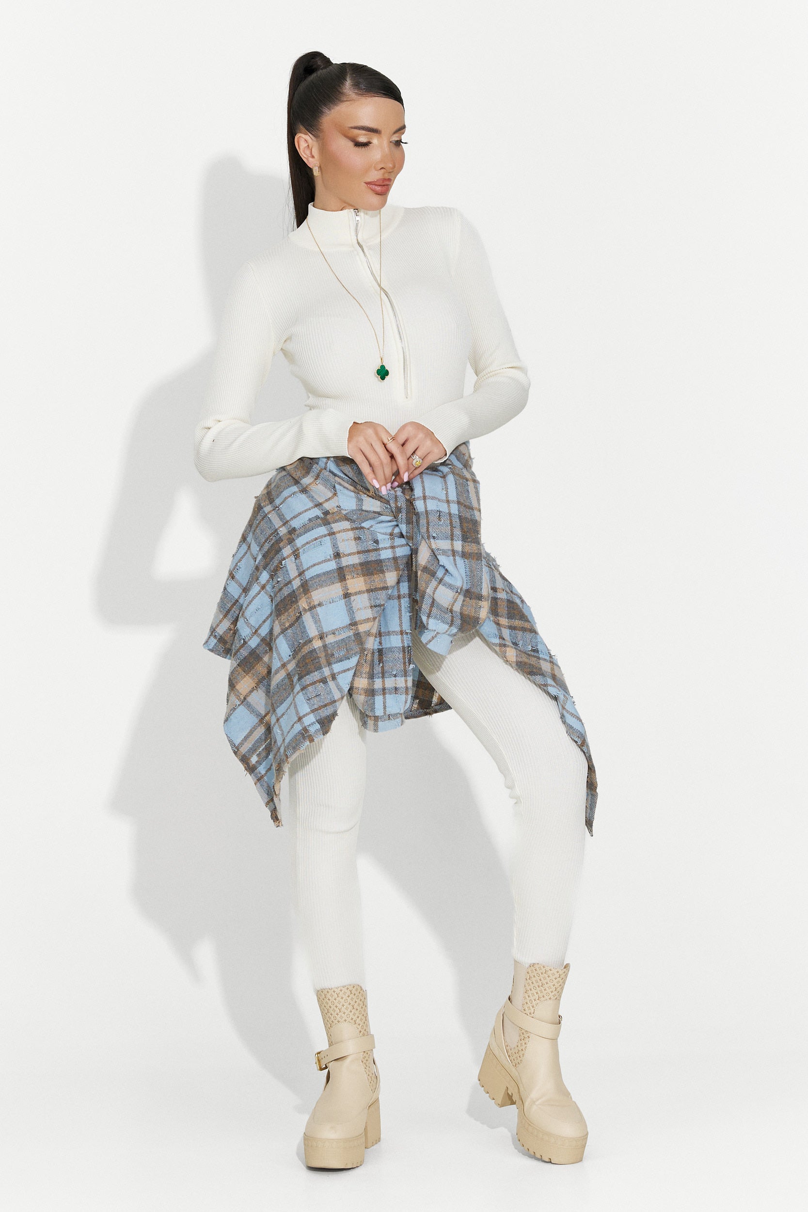 Damenhemd casual blau Jasara Bogas