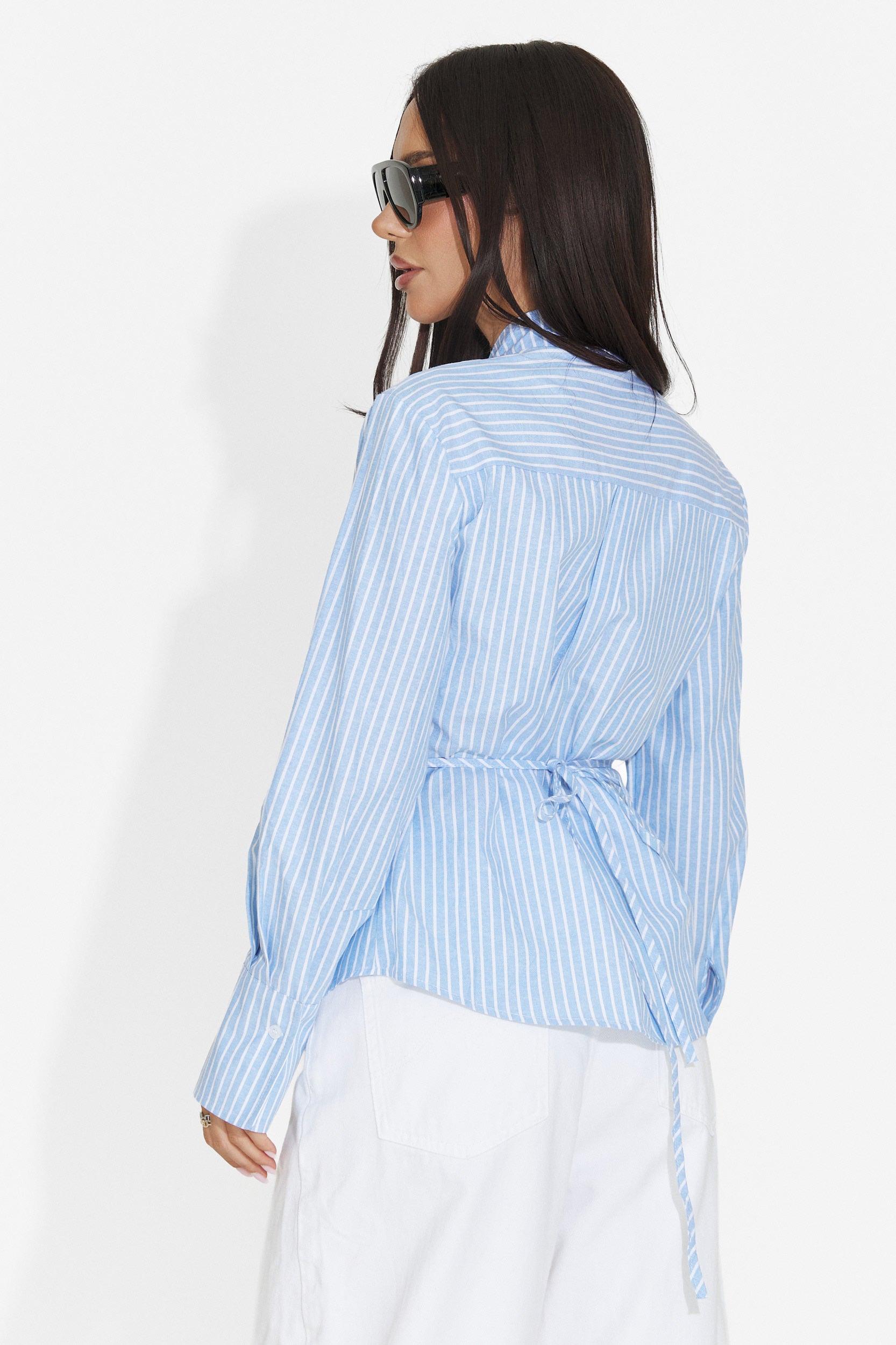 Camasa dama casual bleu Radience Bogas