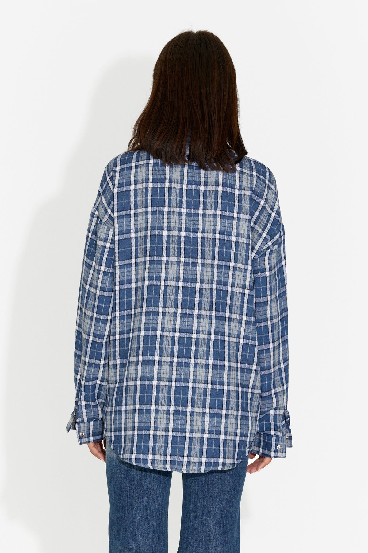 Women's casual navy blue shirt Importas Bogas