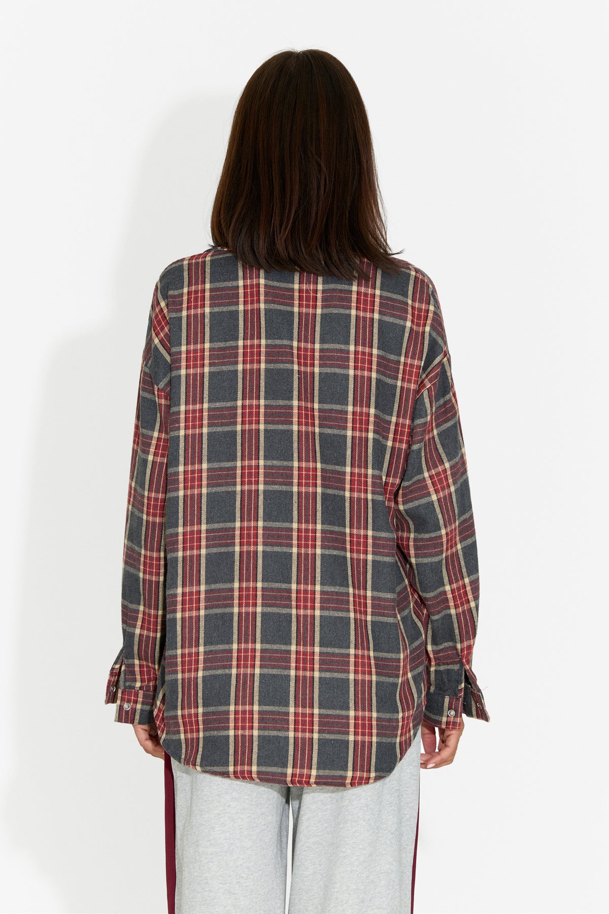 Women's casual burgundy shirt Importas Bogas