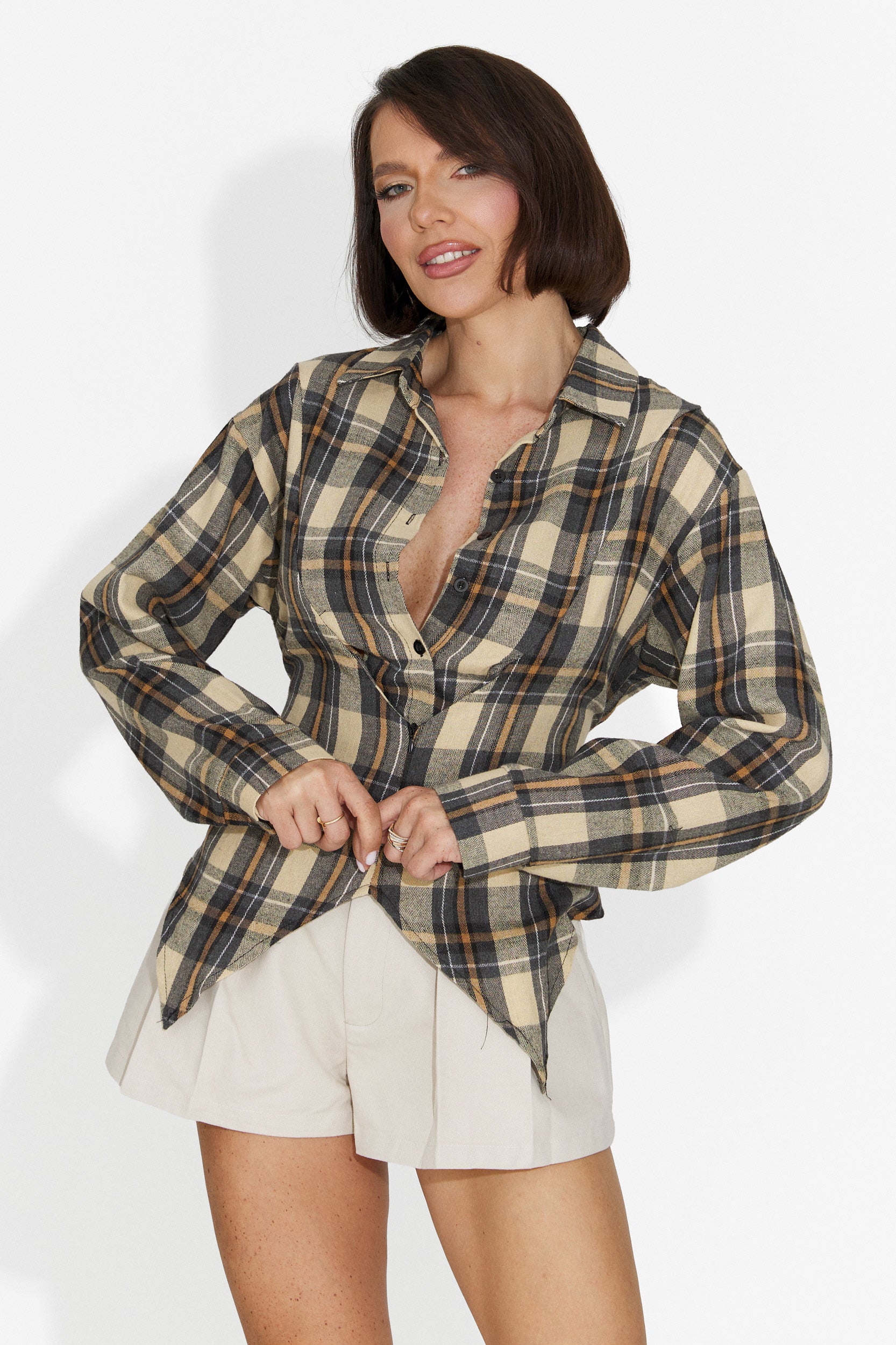 Tamalia Bogas Yellow Casual Women's Shirt