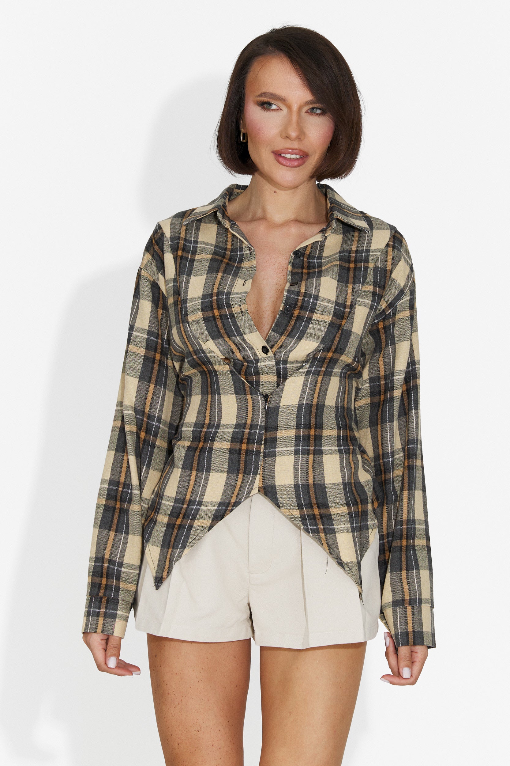 Tamalia Bogas Yellow Casual Women's Shirt