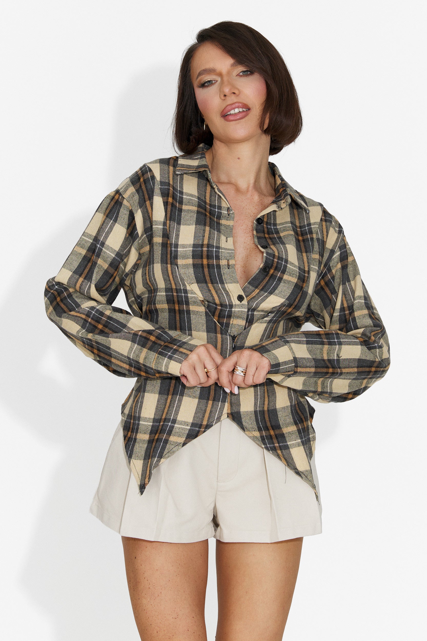 Tamalia Bogas Yellow Casual Women's Shirt