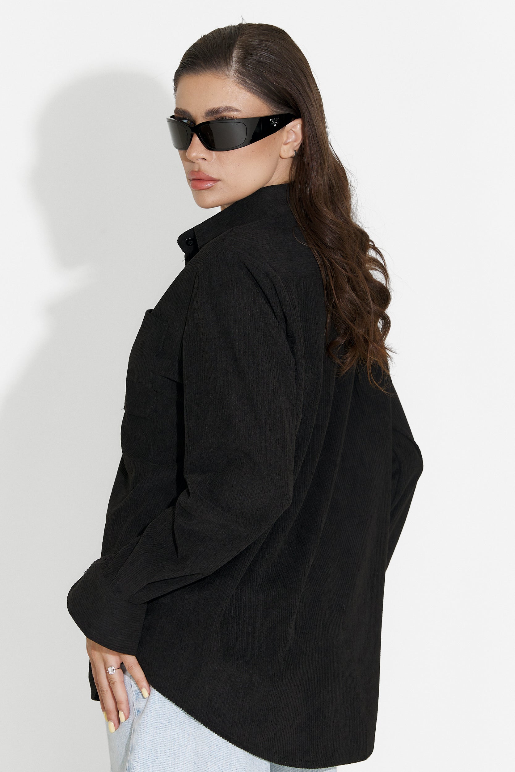 Deliora Bogas Black Casual Women's Shirt