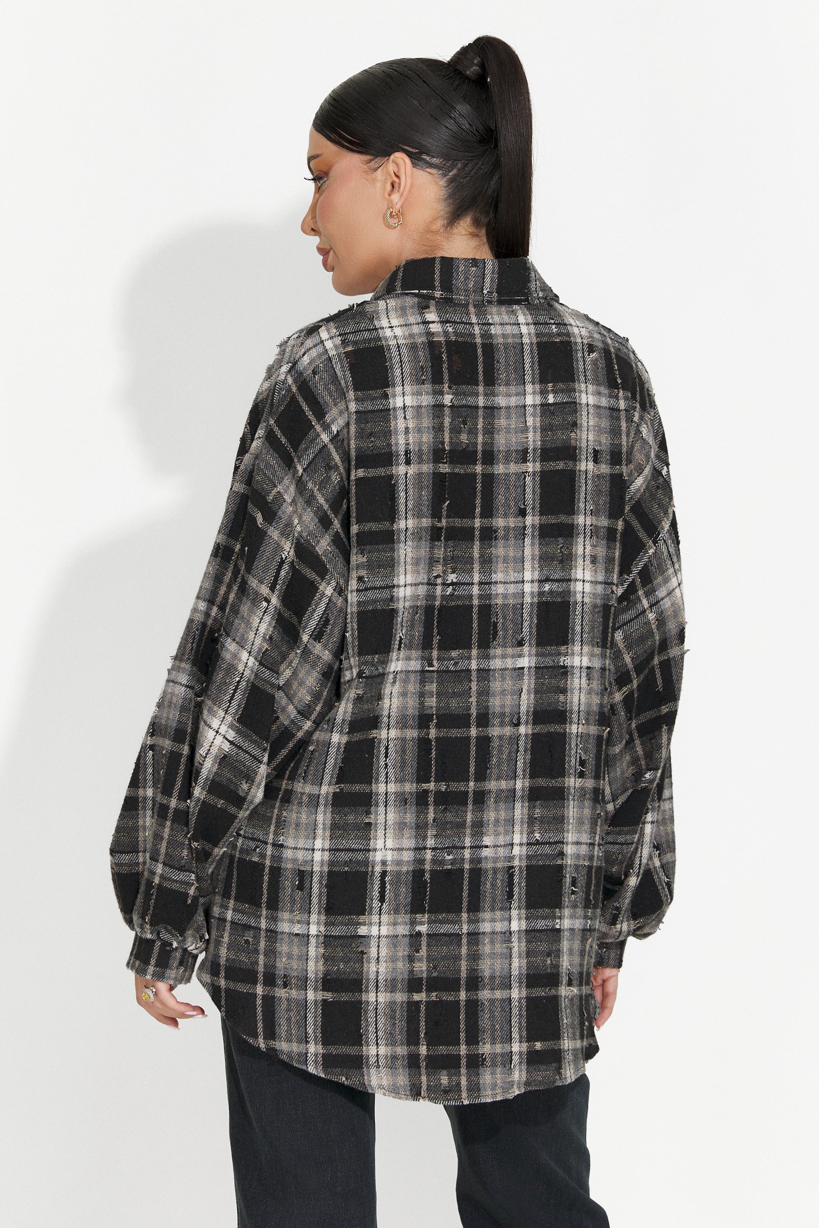 Damenhemd casual schwarz Jasara Bogas