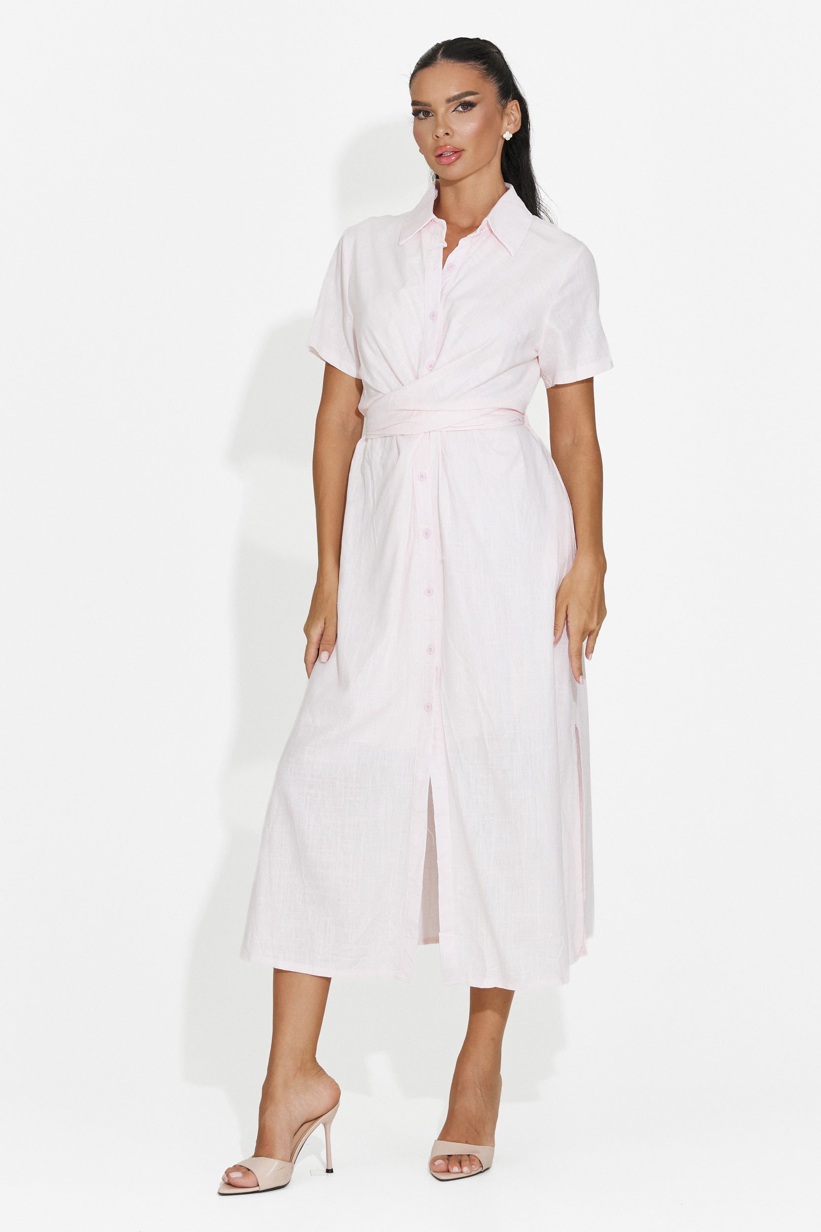 Casual pink women's shirt Genoma Bogas
