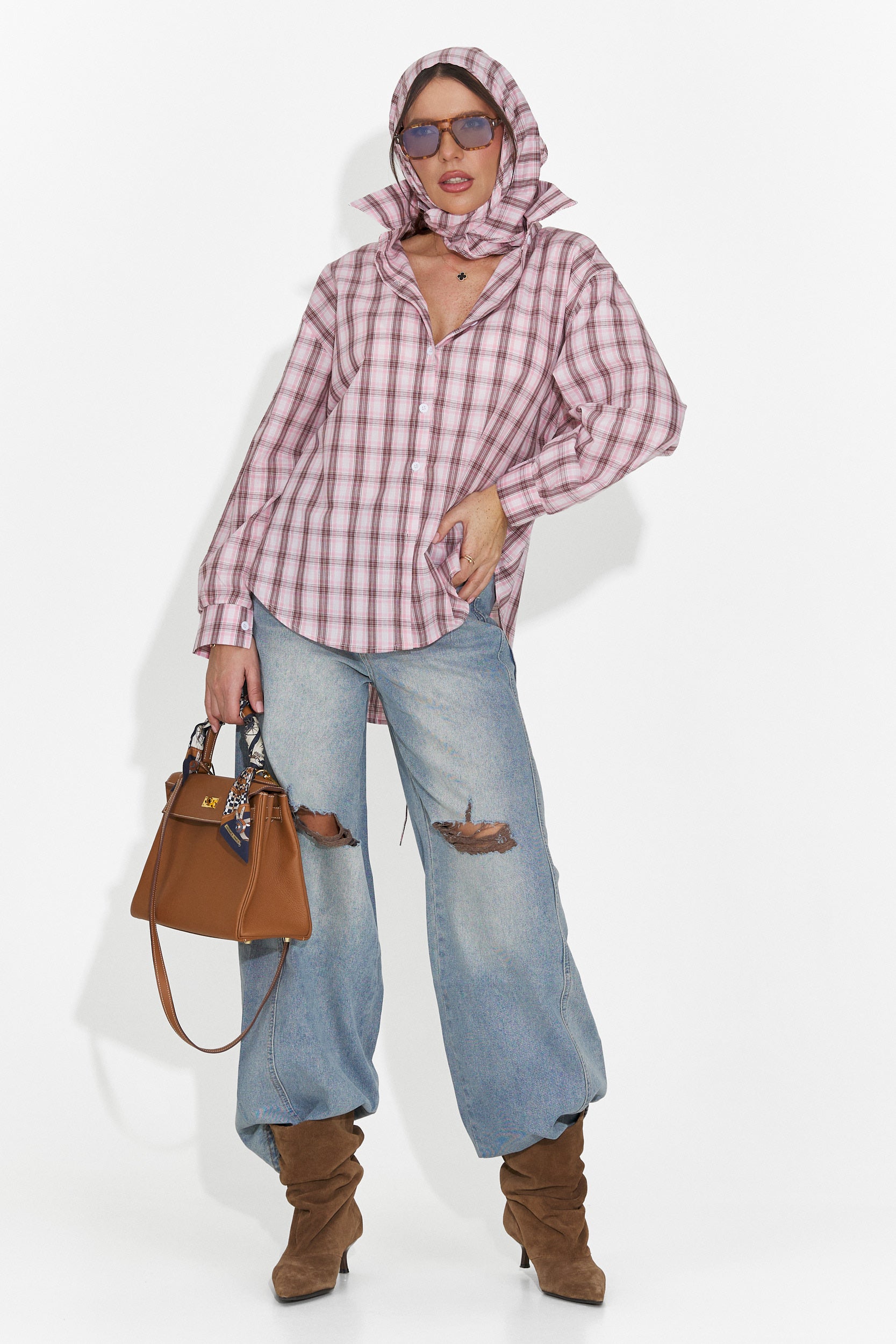 Women's casual pink shirt Jomelia Bogas