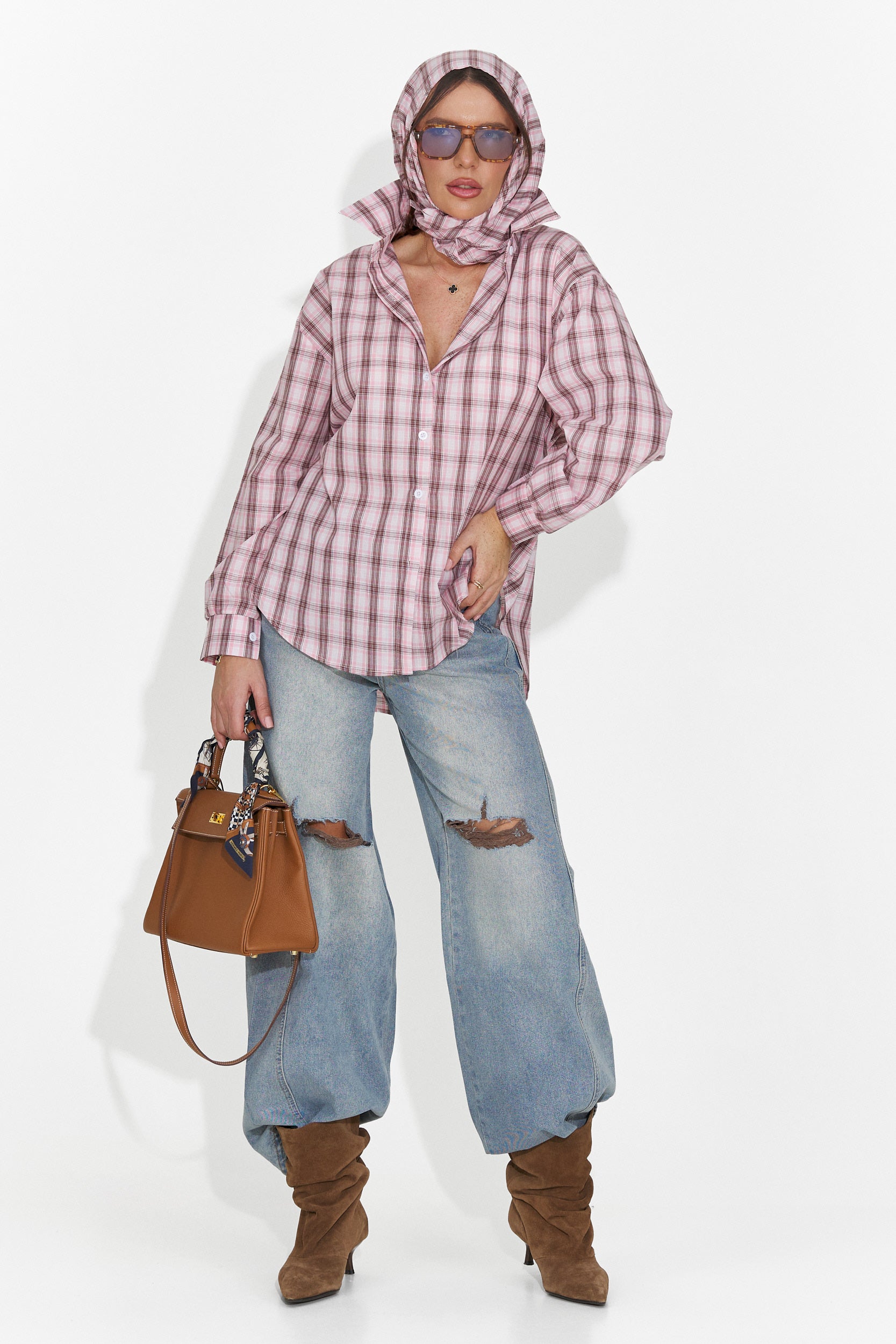 Women's casual pink shirt Jomelia Bogas