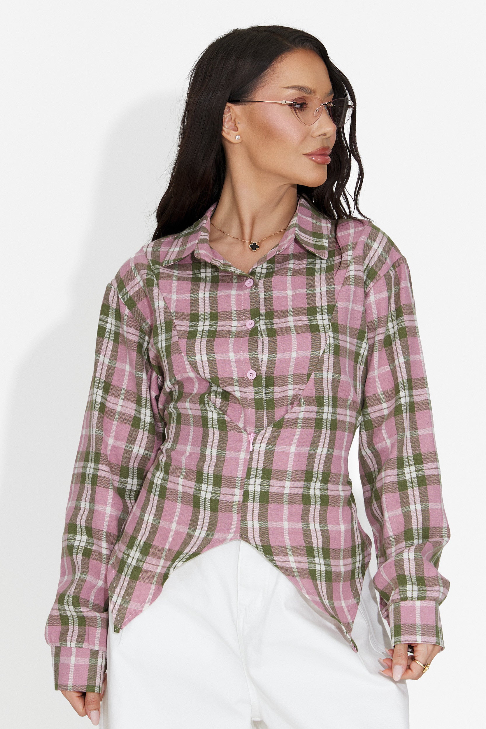 Tamalia Bogas Casual Pink Women's Shirt