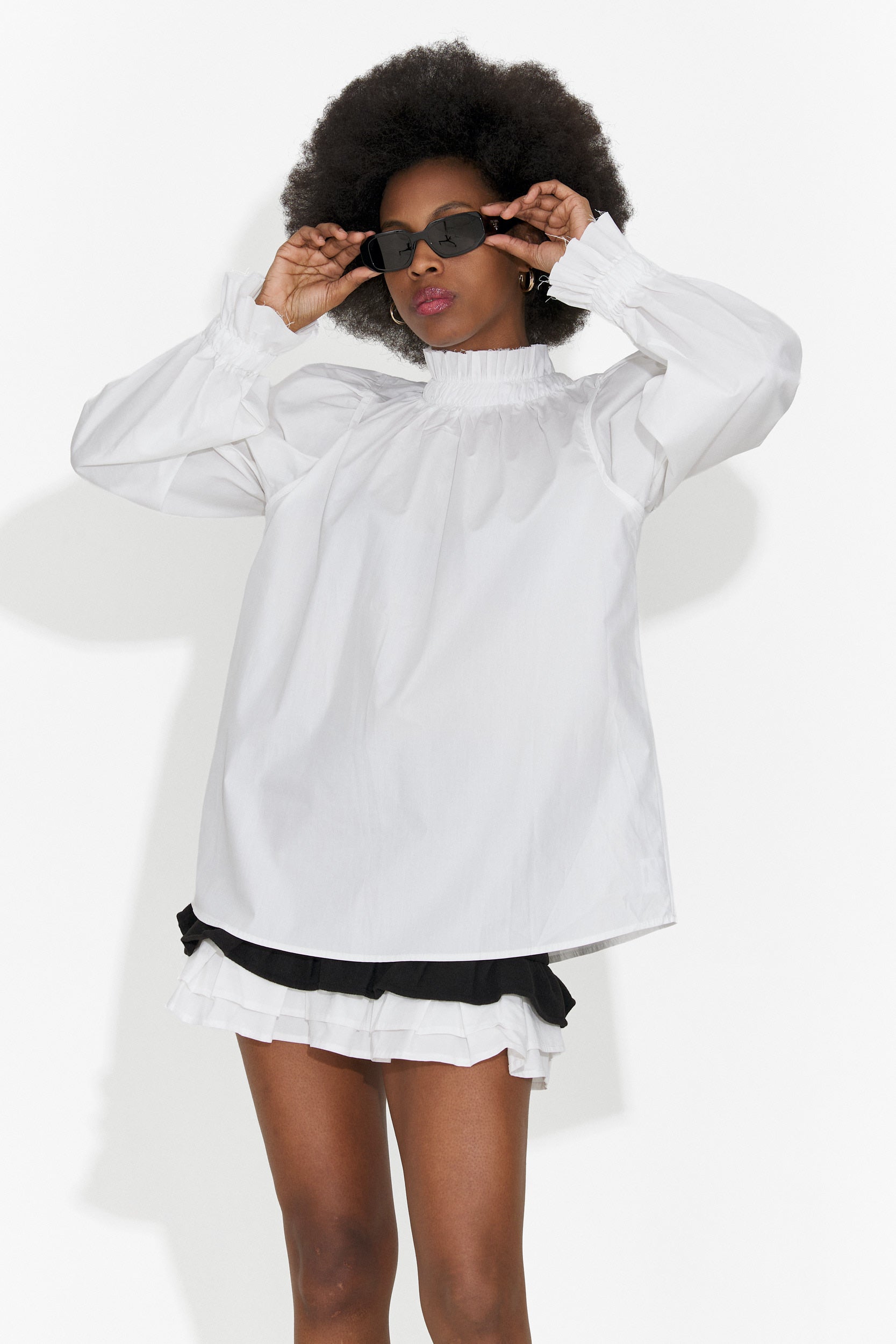 Elegantná biela dámska košeľa Floriana Bogas