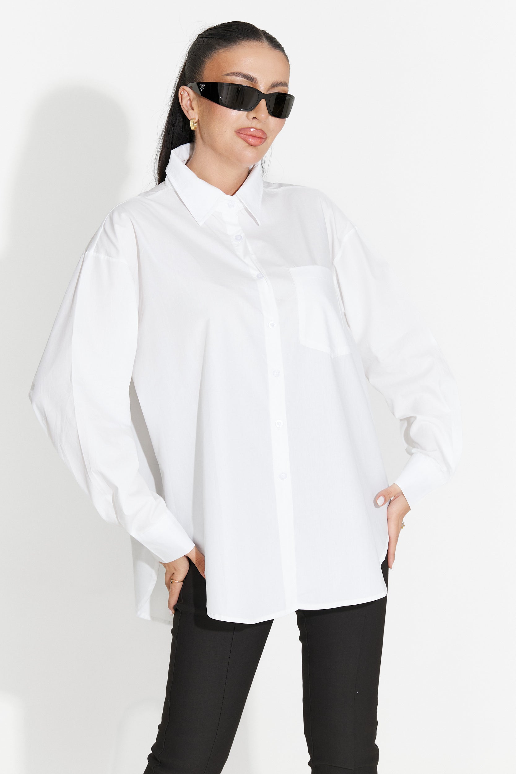 Blusa Elegante Blanca para Damas de Nivora Bogas