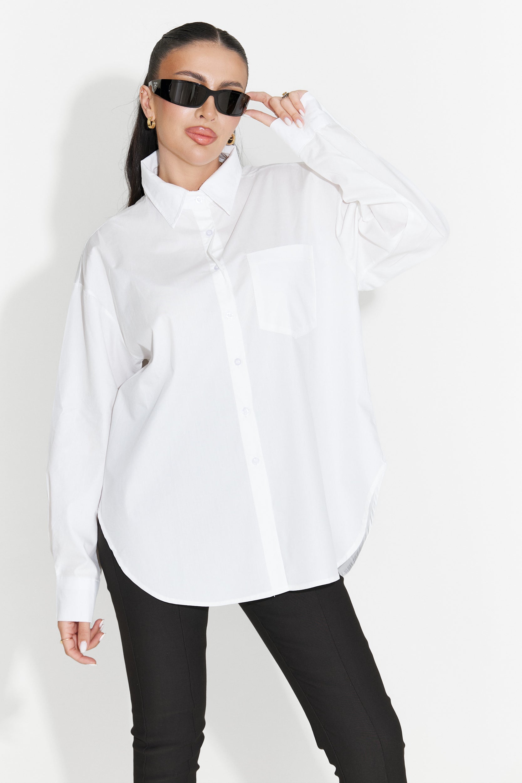 Blusa Elegante Blanca para Damas de Nivora Bogas