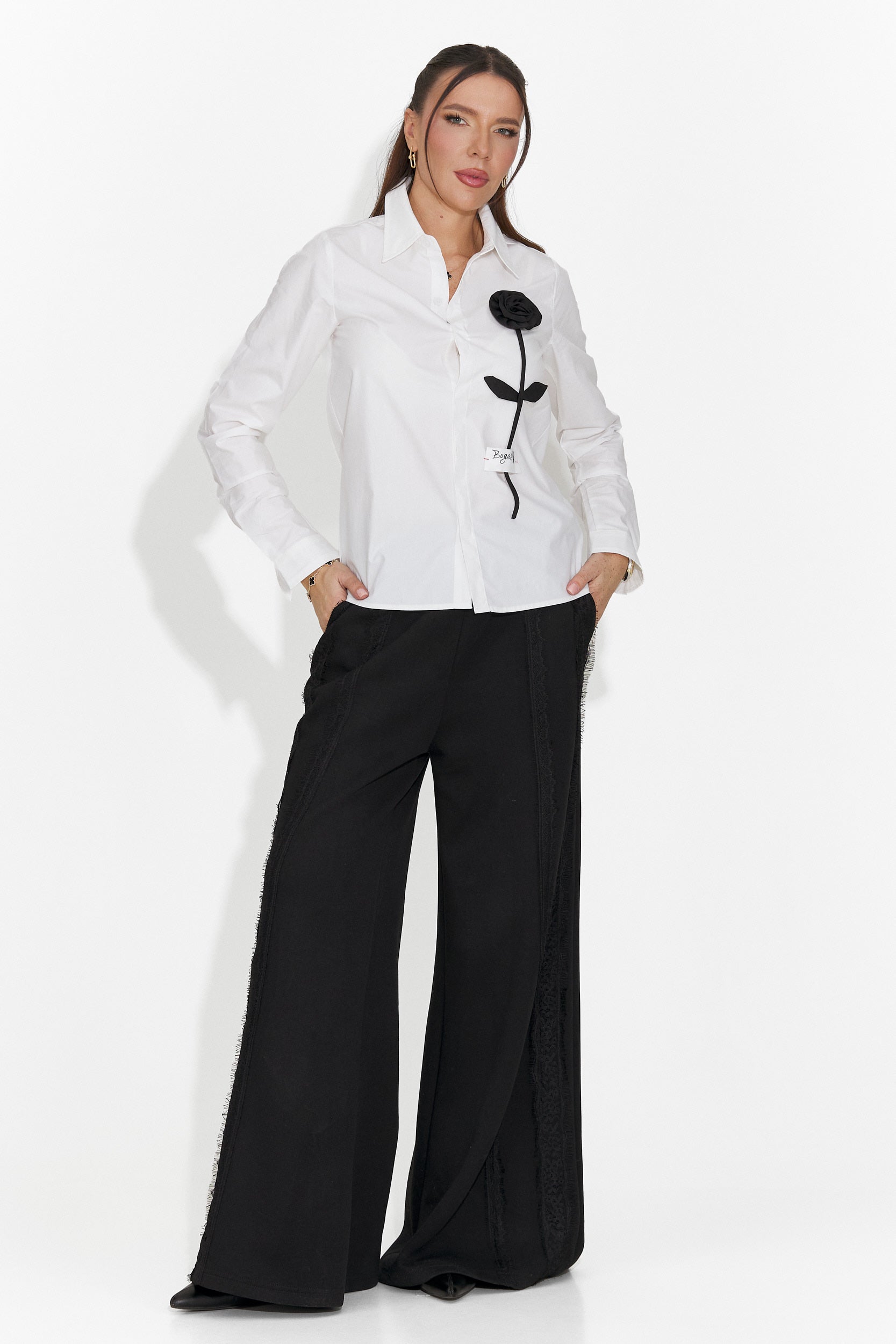 Elegantná Biela Dámska Košeľa Toska Bogas