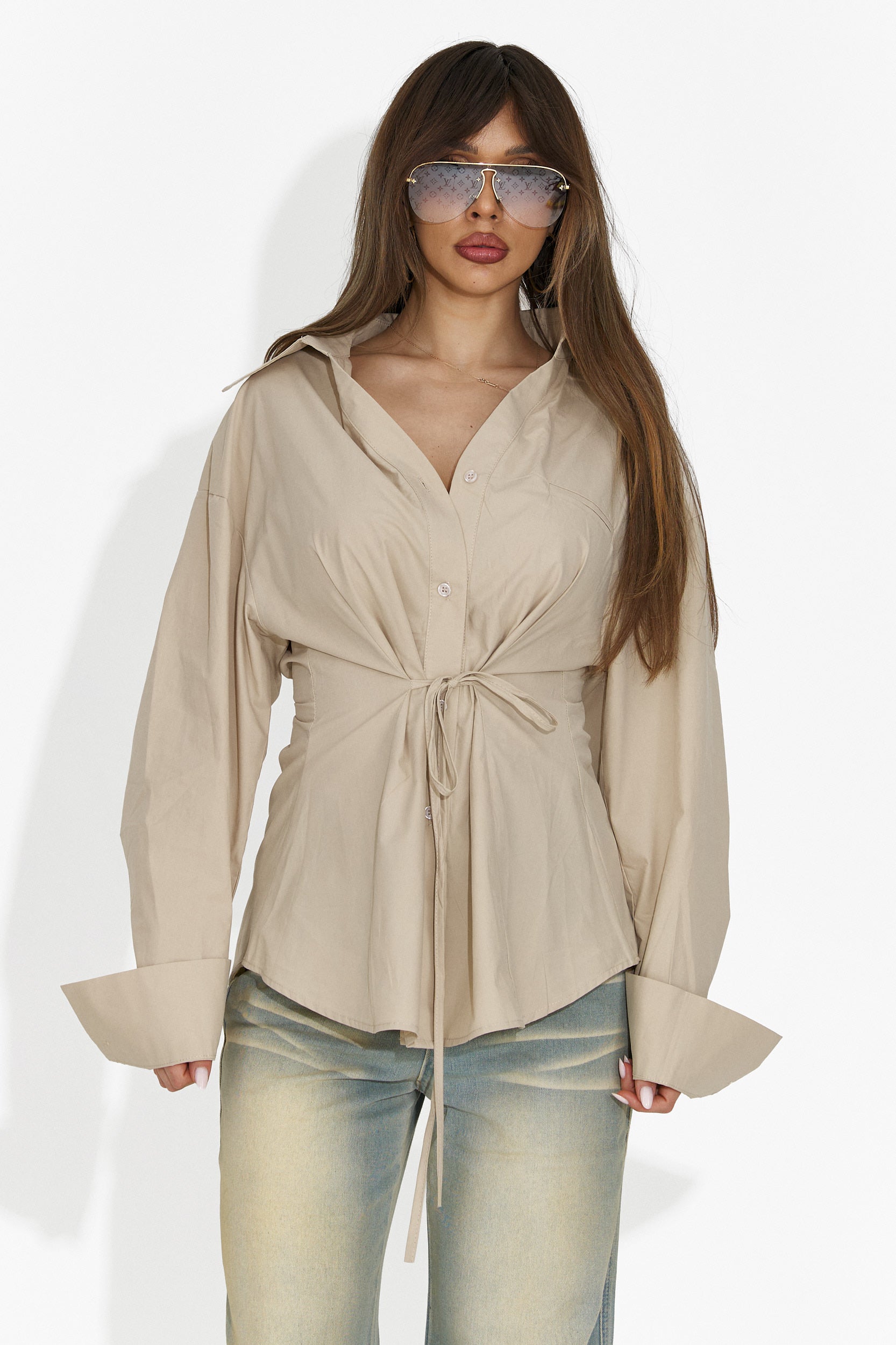 Elegant beige damblus Alesya Bogas