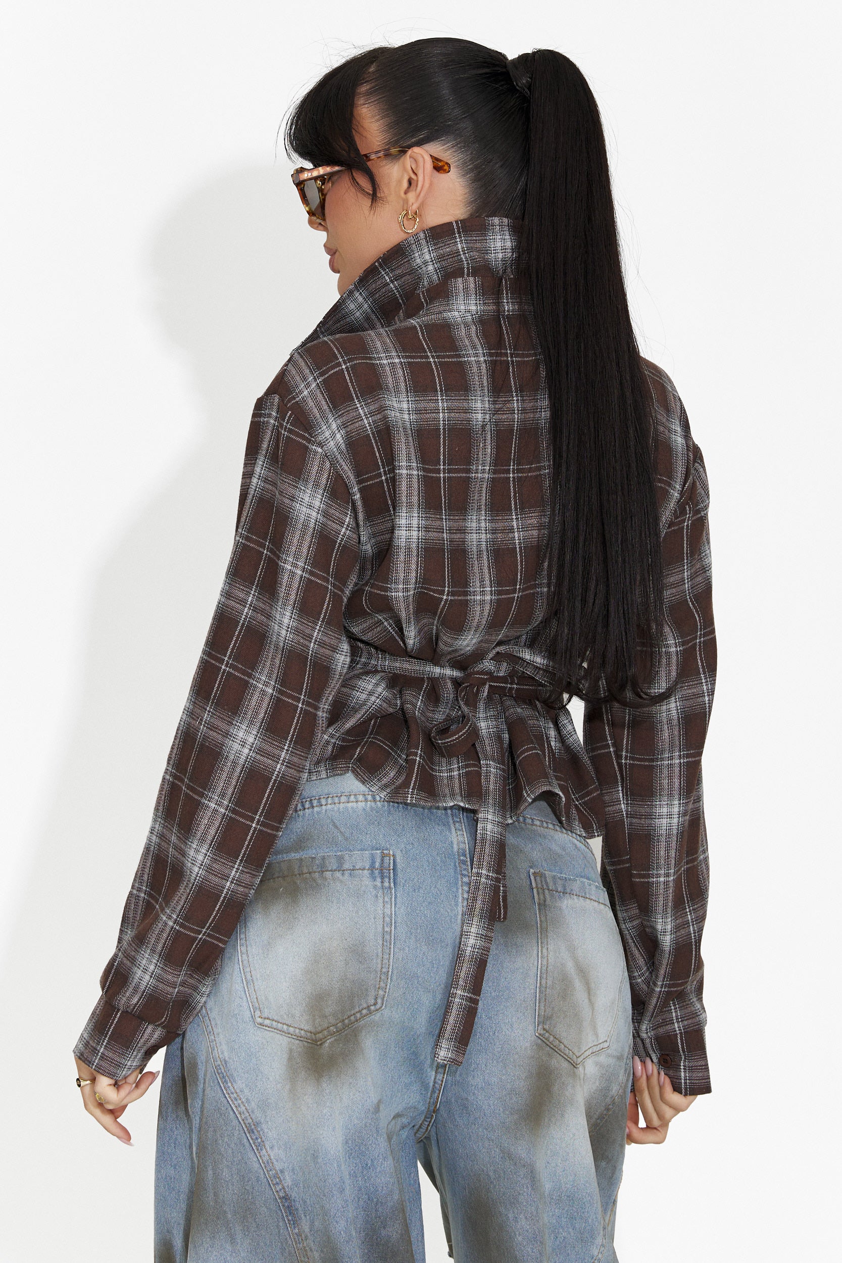 Elegant brun damblus Afinia Bogas