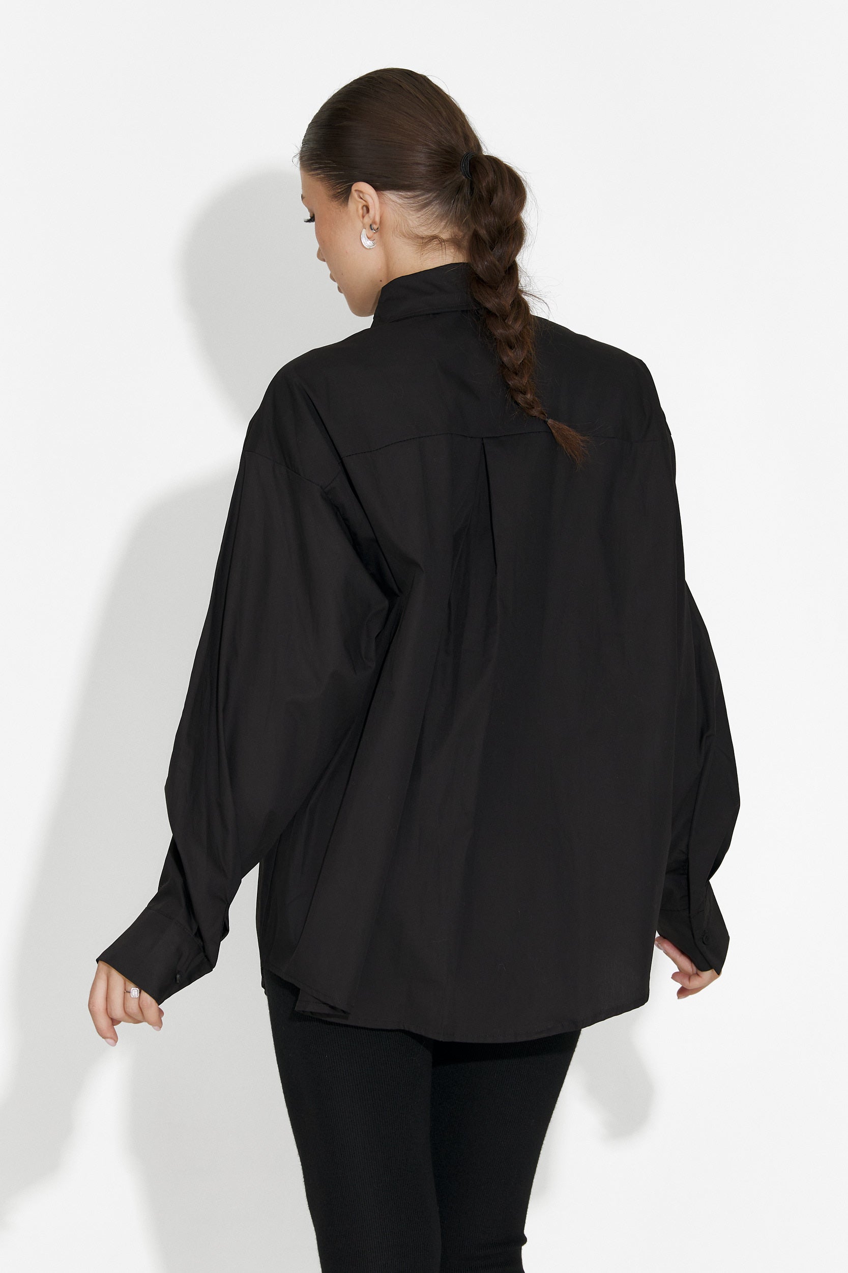 Elegancka czarna damska koszula Feyora Bogas