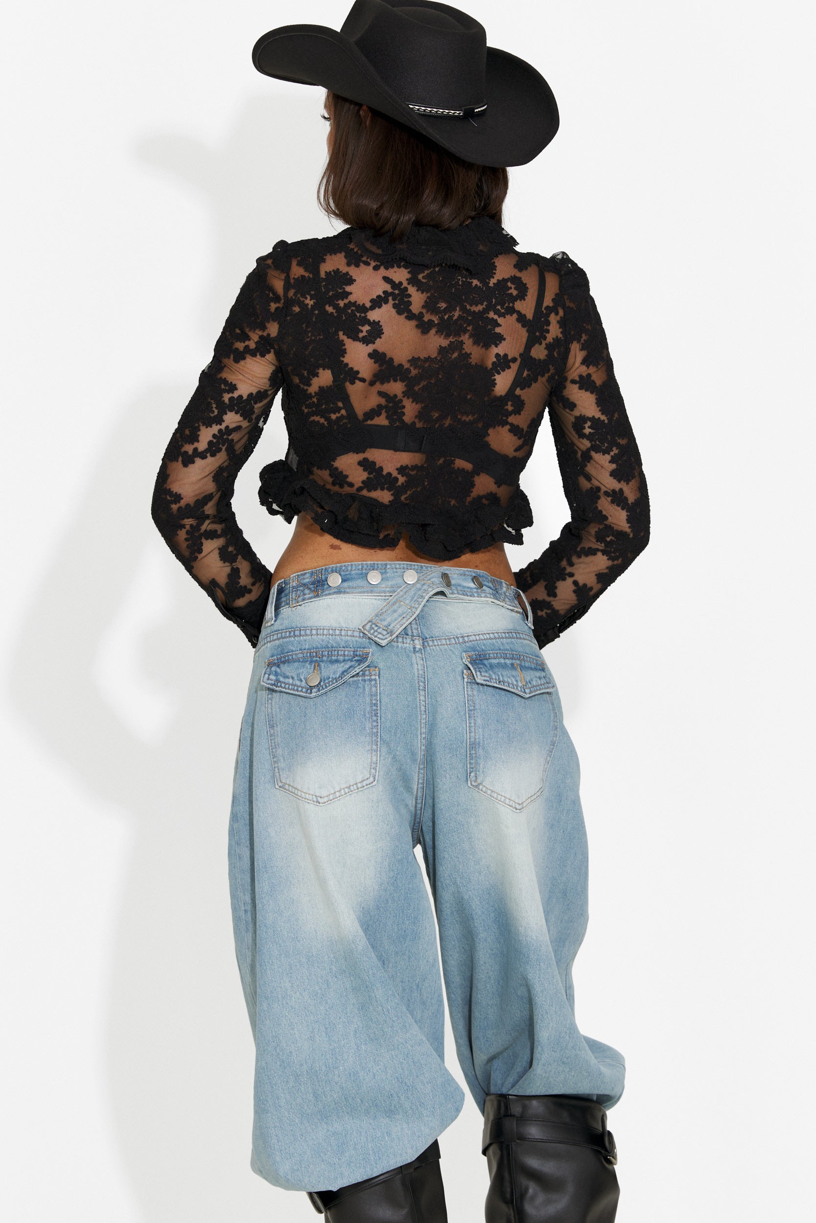 Camisa negra para mujer Elsya Bogas