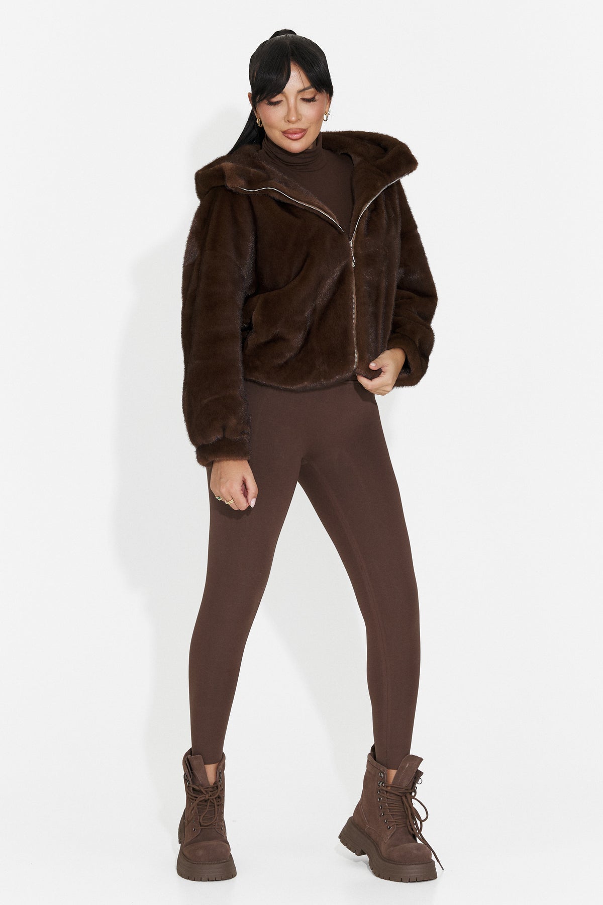 Colanti casual maro Pruzena Bogas