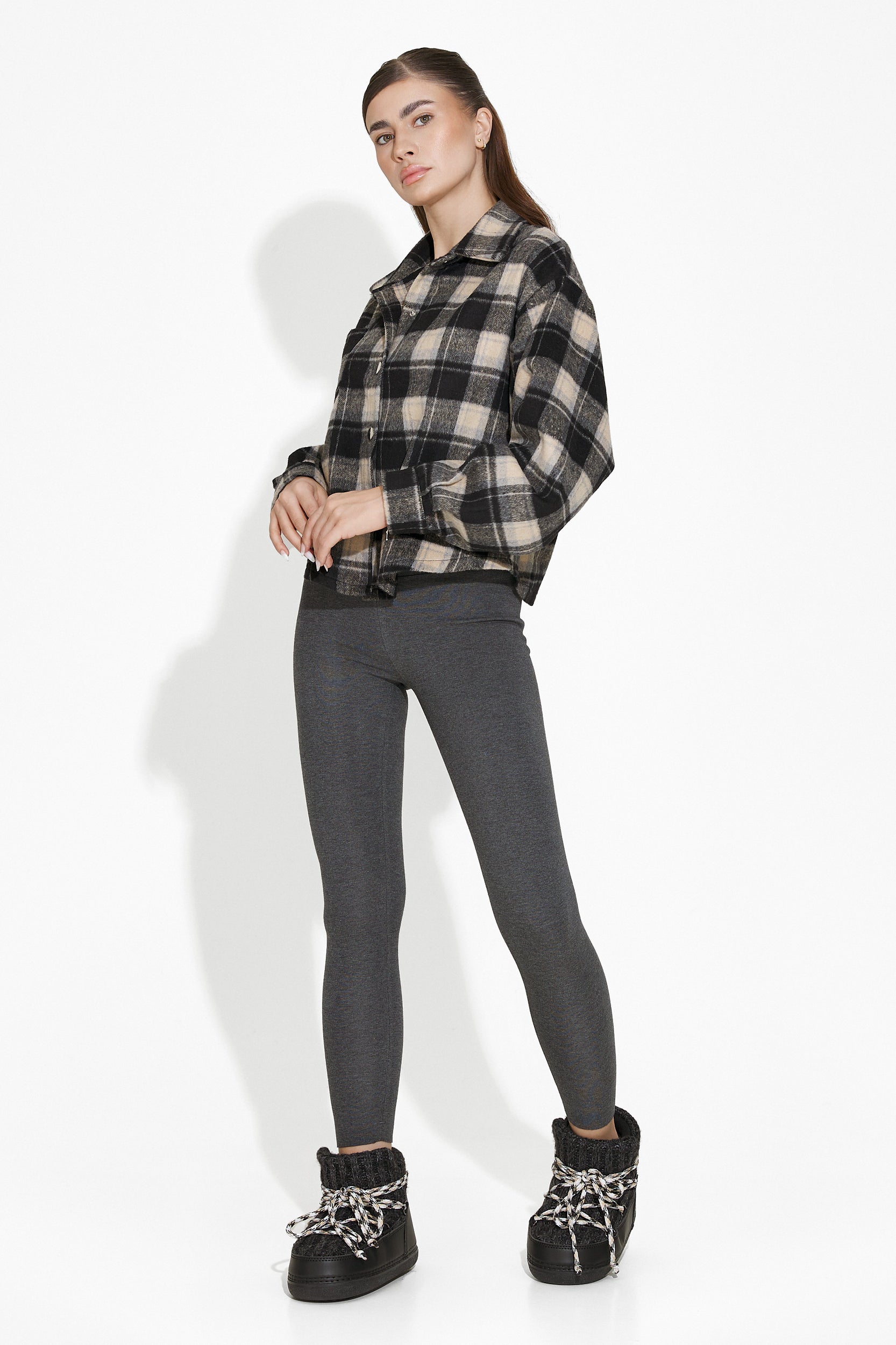 Teriana Bogas Casual Grey Ladies Leggings