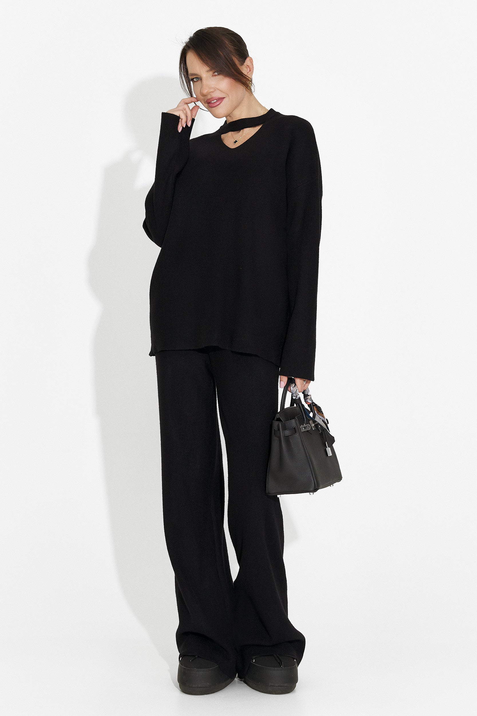 Σετ με μαύρο παντελόνι Kania Bogas