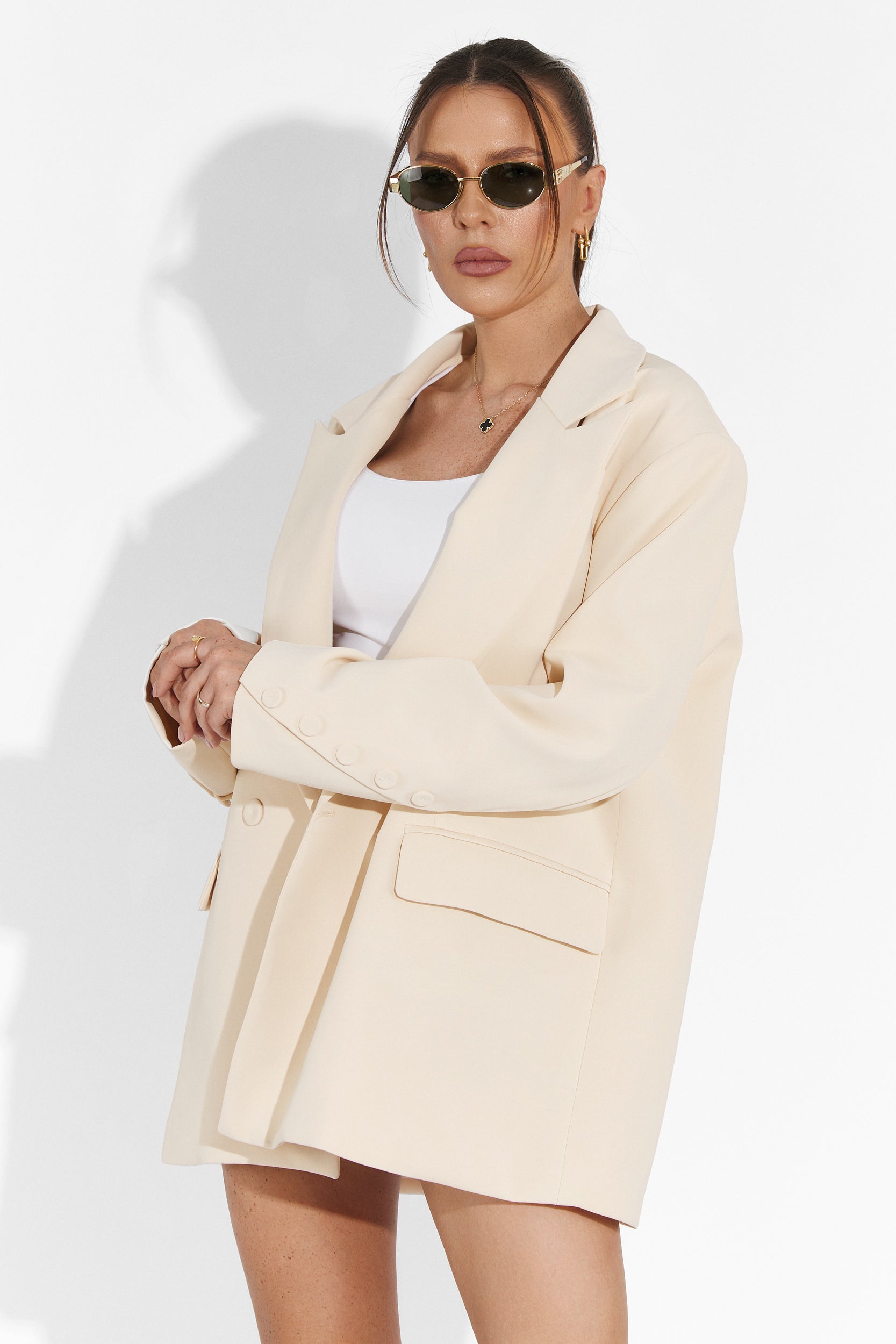 Ensemble avec short beige Smozy Bogas