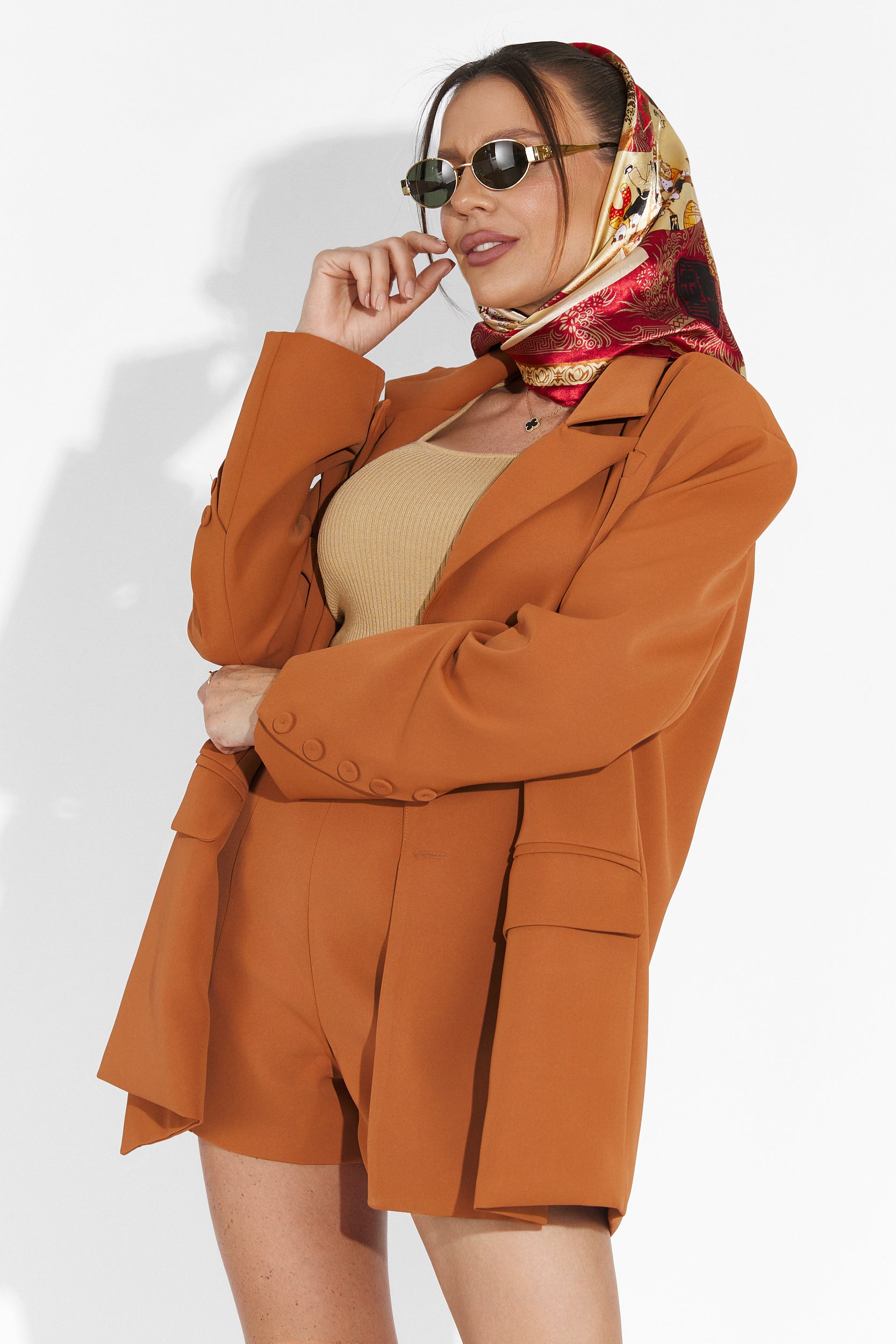 Ensemble avec short marron Smozy Bogas