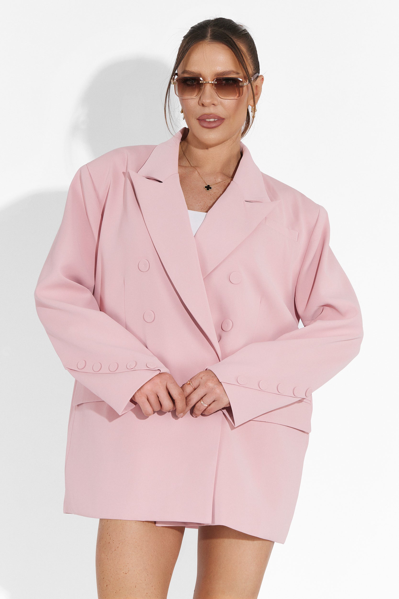 Ensemble avec short rose Smozy Bogas - Main Image