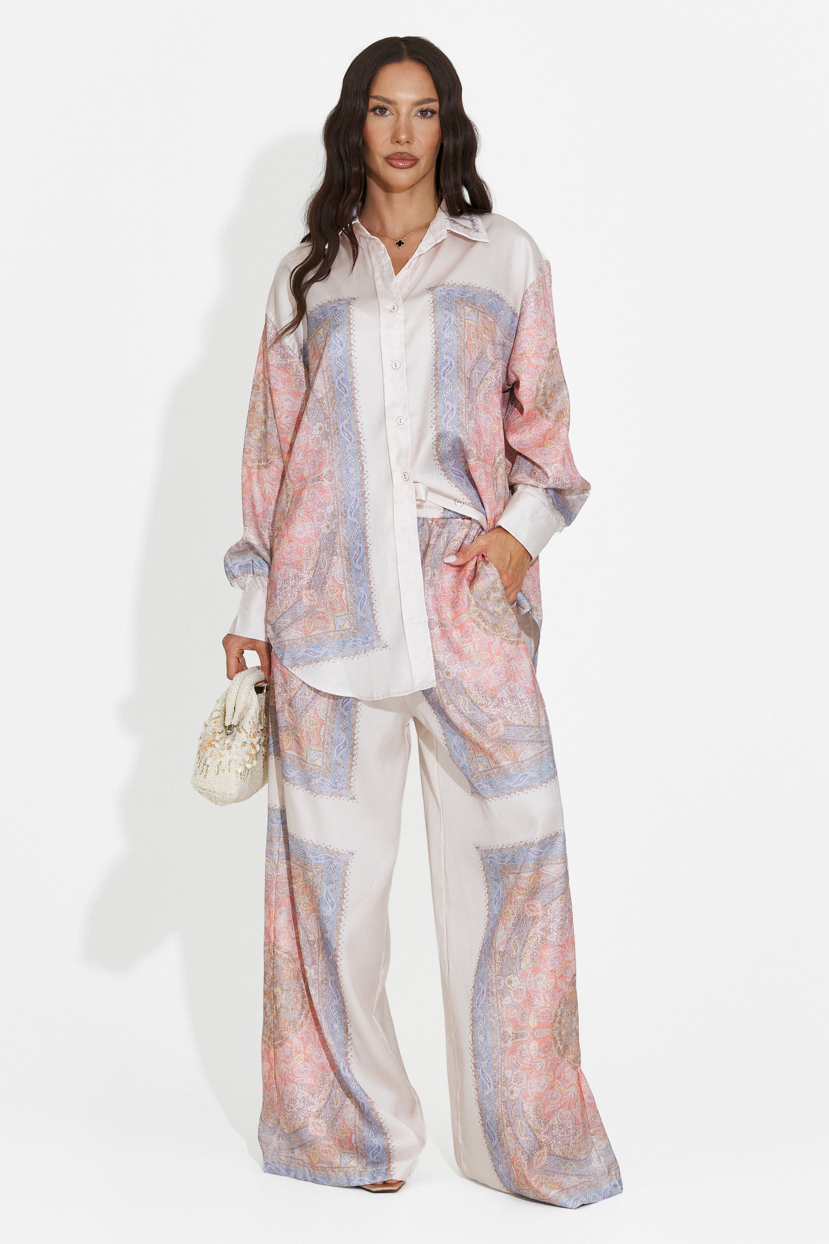 Women's casual beige set Gonelia Bogas