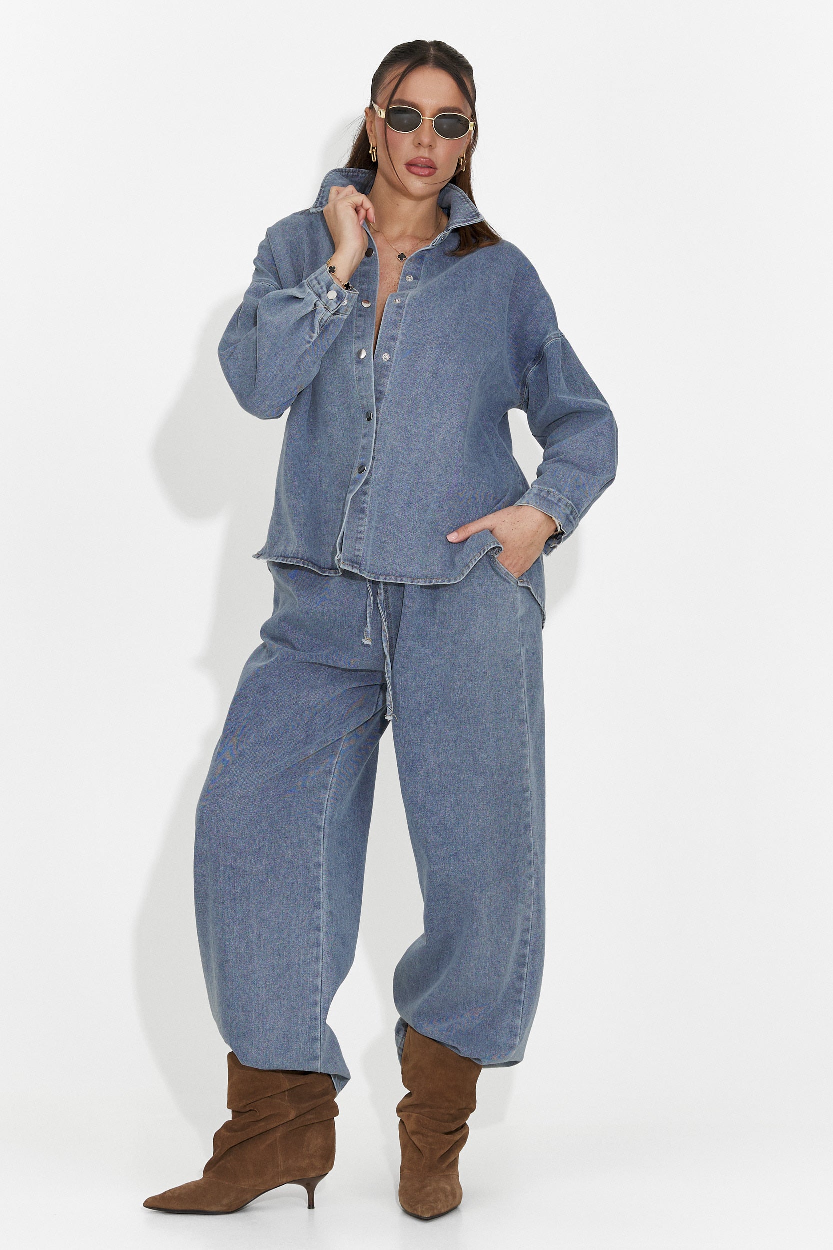 Damen Freizeitanzug hellblau Simena Bogas