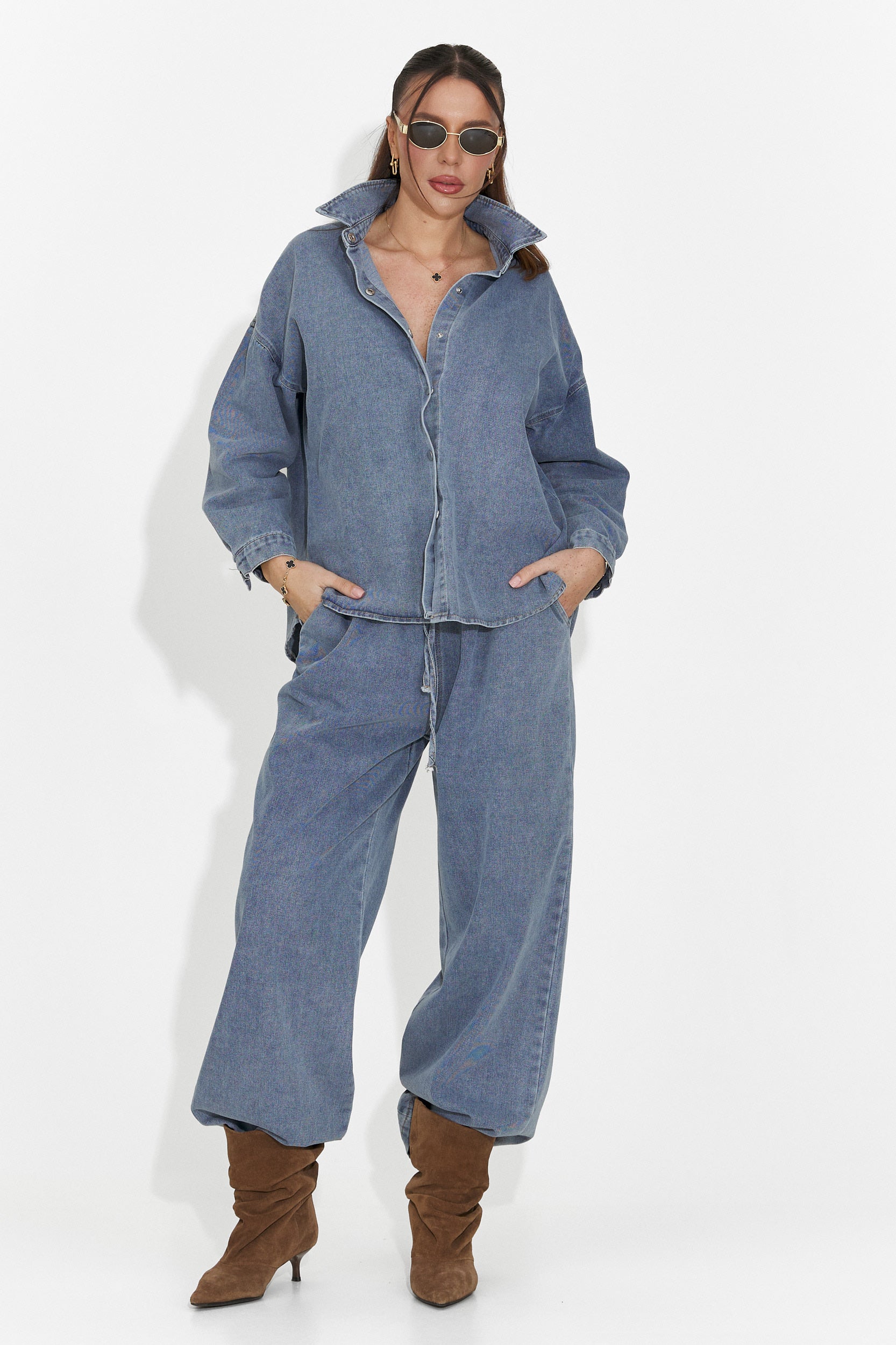 Ensemble femme décontracté bleu Simena Bogas