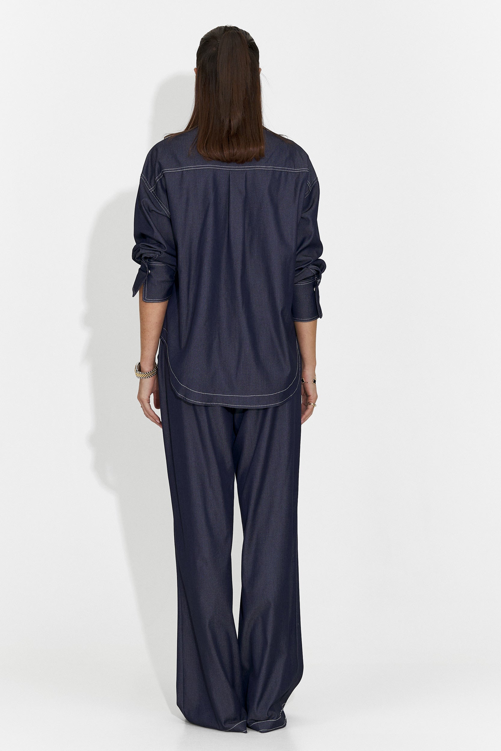 Σετ γυναικείο καθημερινό μπλε Elisio Bogas