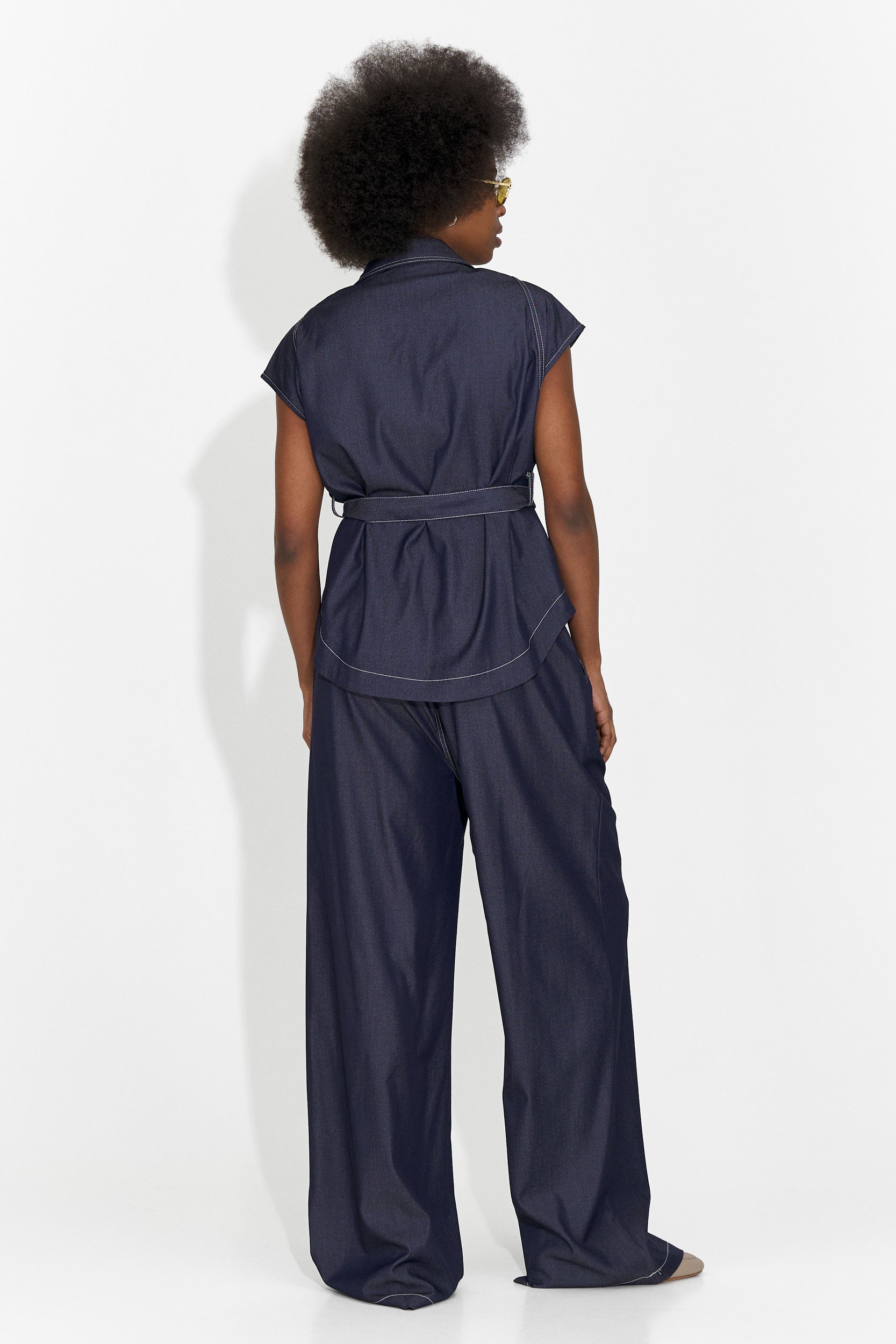 Σετ γυναικείο καθημερινό μπλε Enolia Bogas