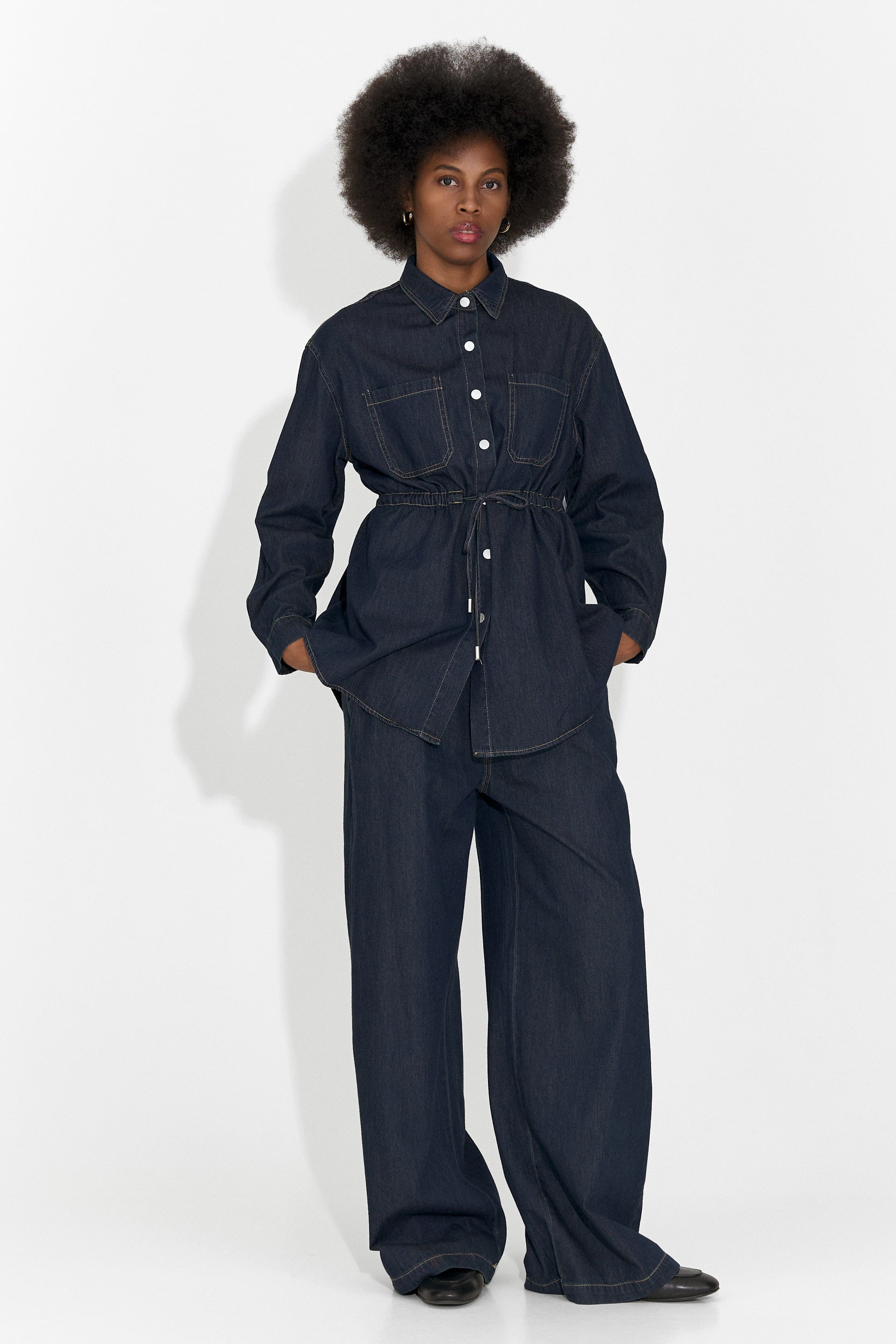 Women's casual navy blue outfit Jesie Bogas