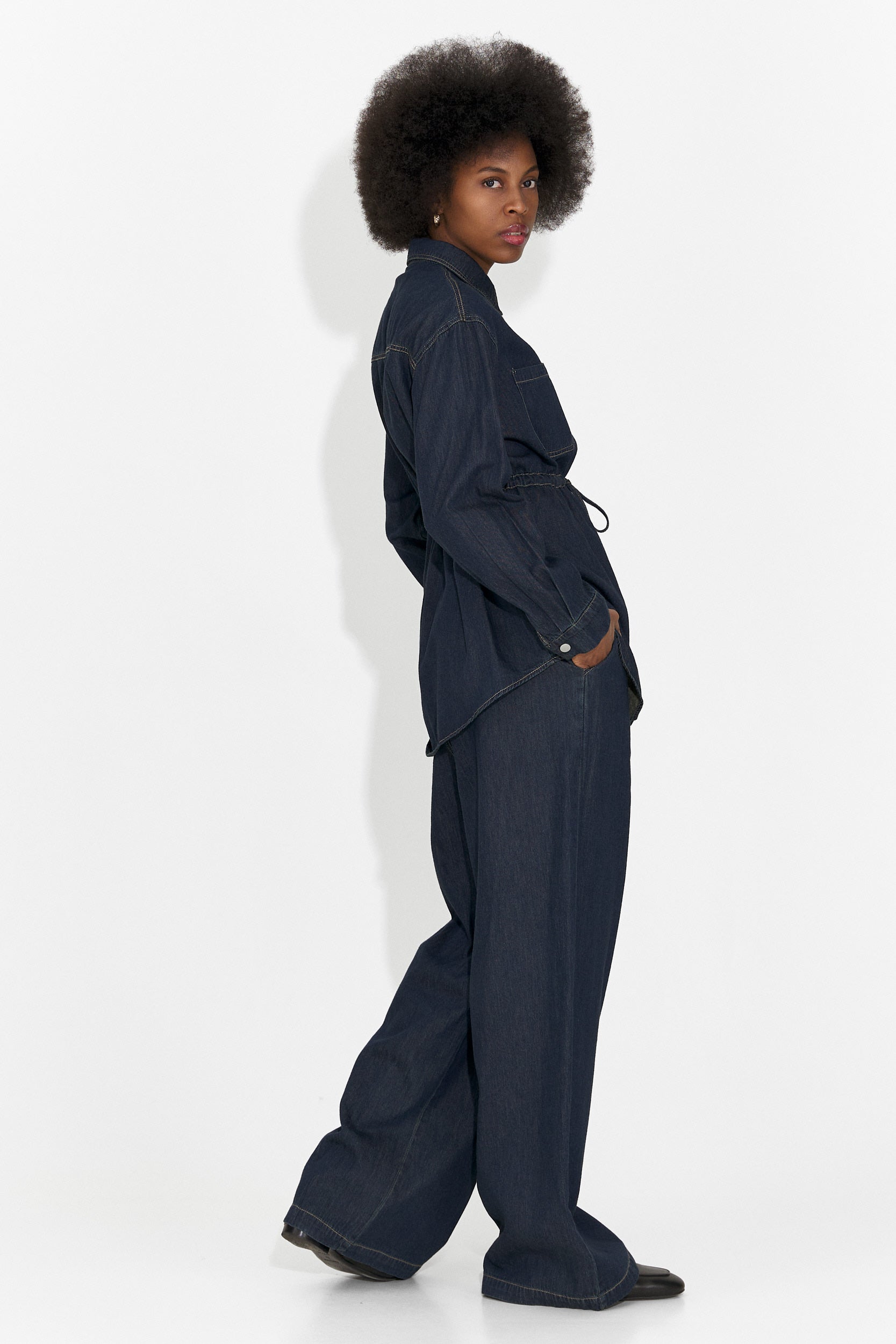 Women's casual navy blue outfit Jesie Bogas