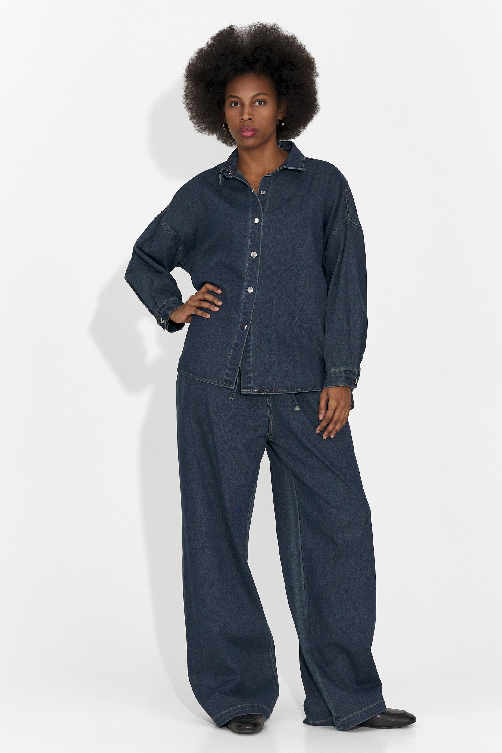 Ensemble femme décontracté bleu marine Simena Bogas