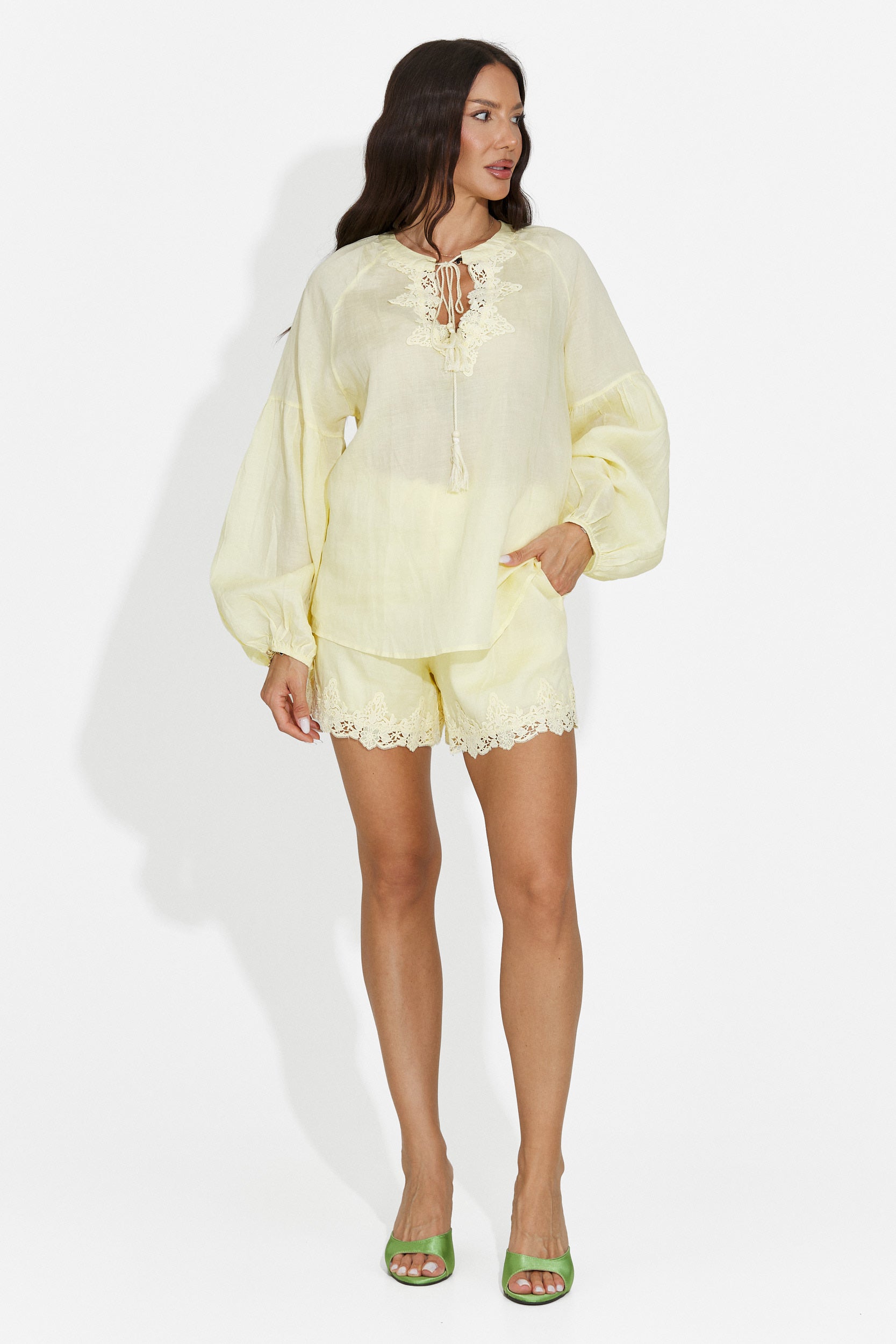 Conjunto casual amarillo para mujer Merliana Bogas