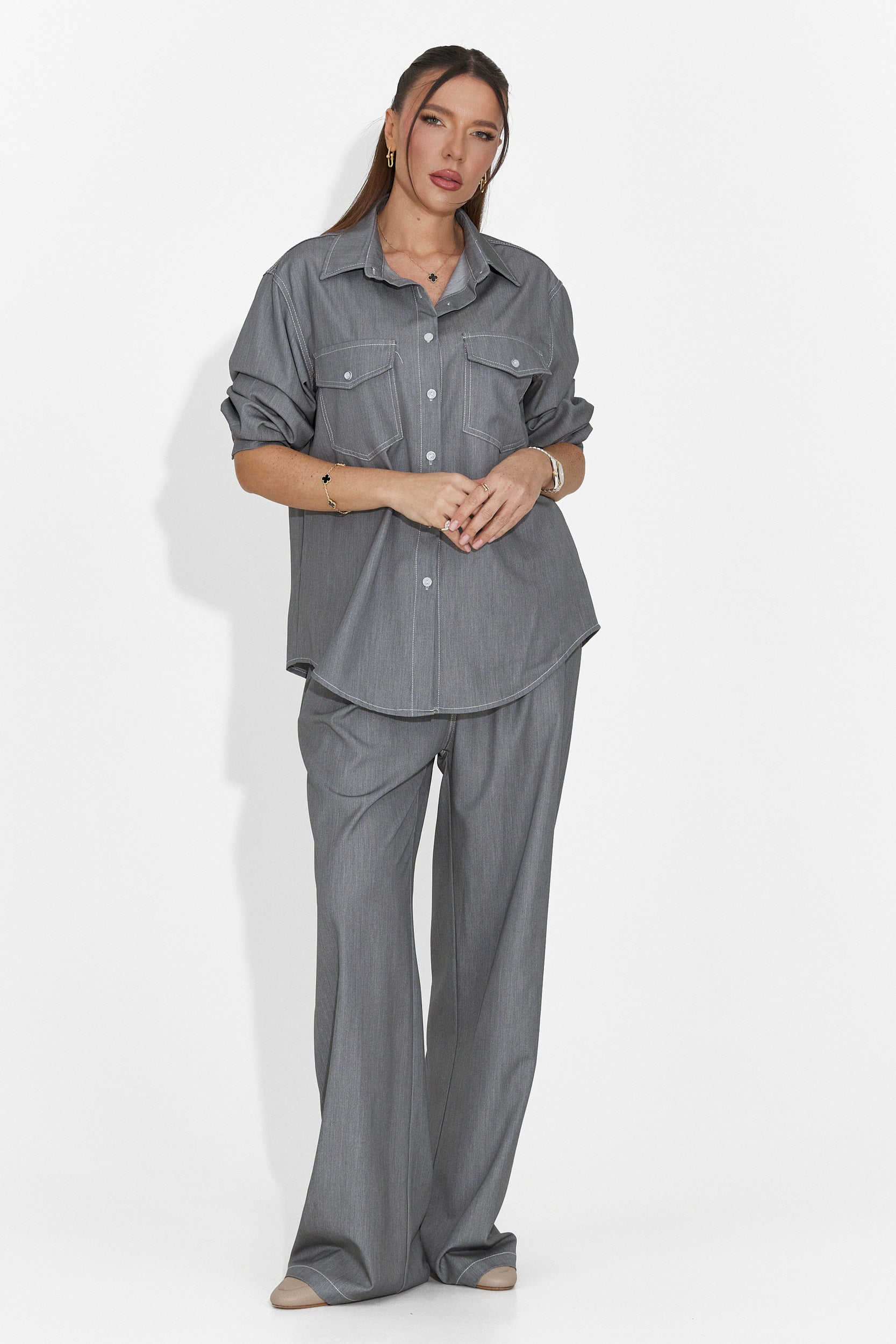 Ensemble femme décontracté gris Zunaira Bogas