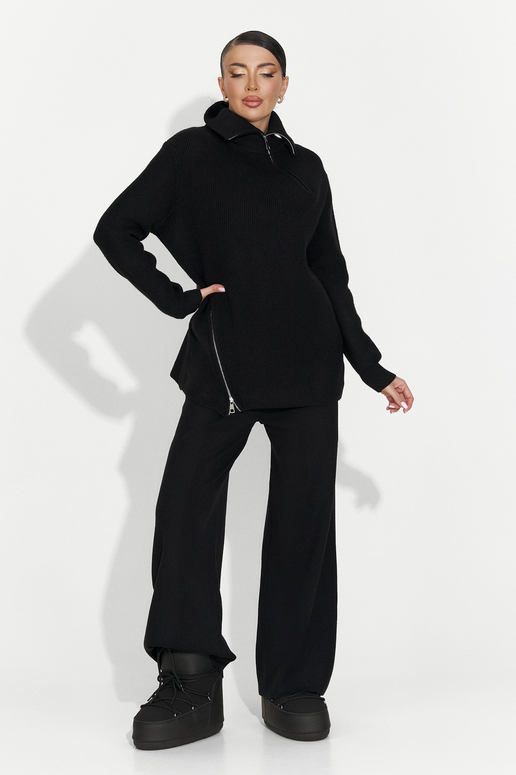 Svart casual damset Arliena Bogas