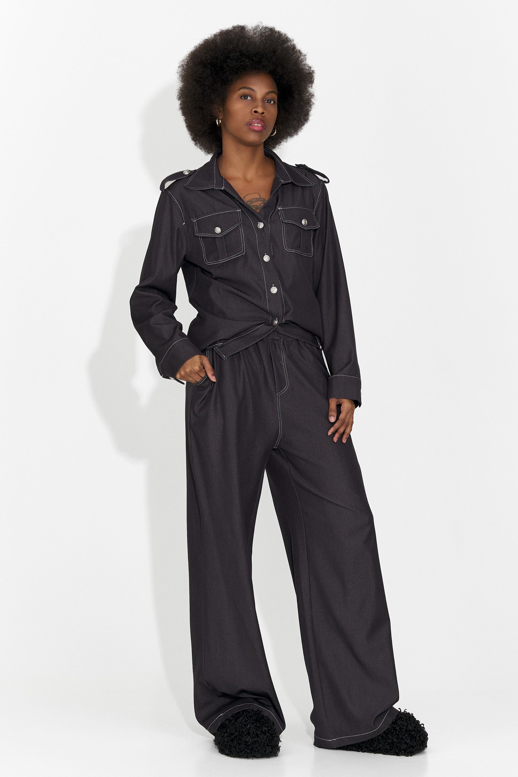 Abito Casual Nero da Donna di Vertija Bogas