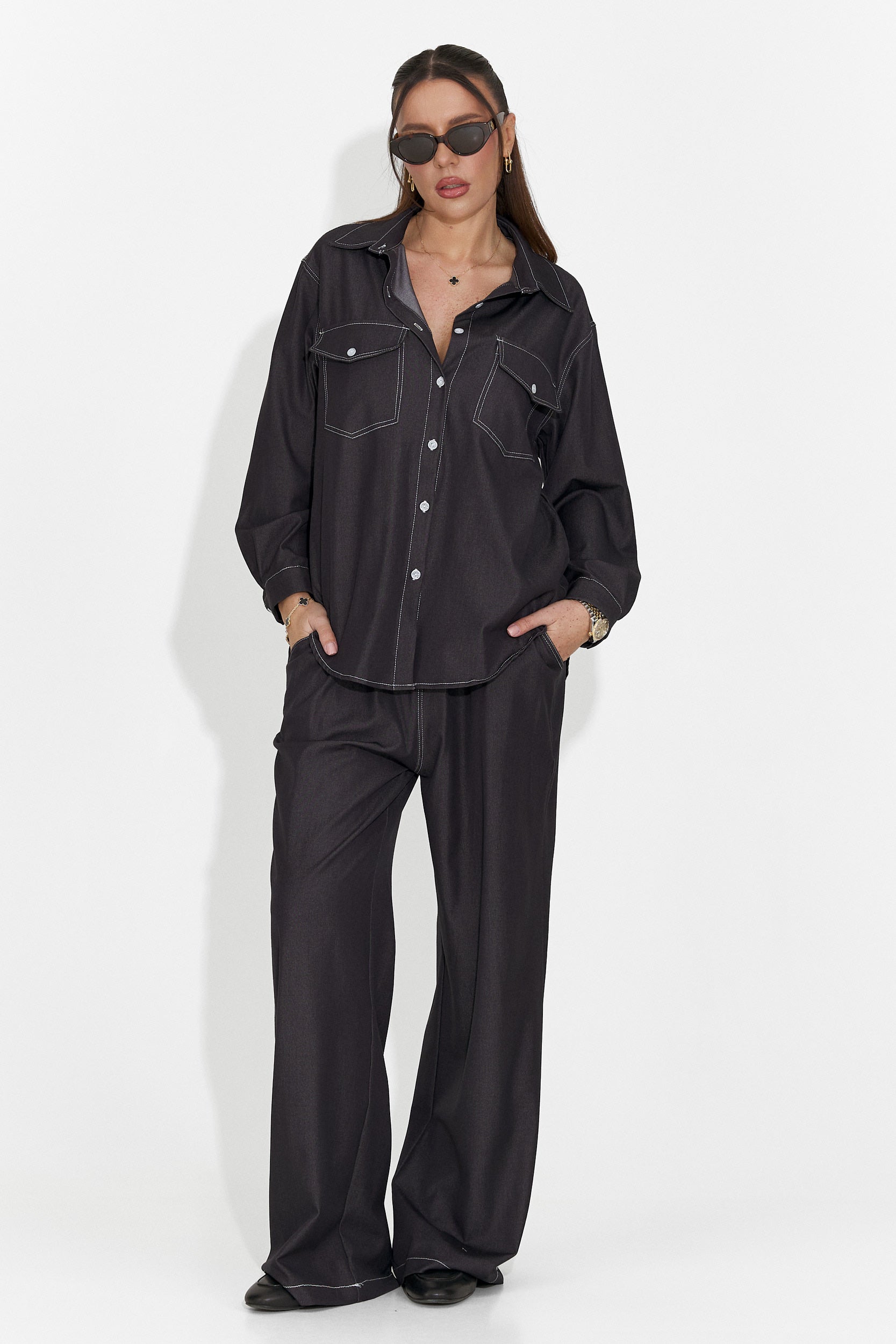 Ensemble femme décontracté noir Zunaira Bogas