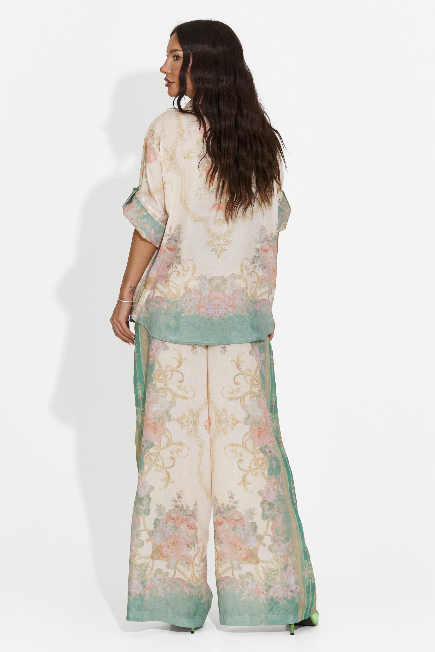 Women's casual green set Nezela Bogas