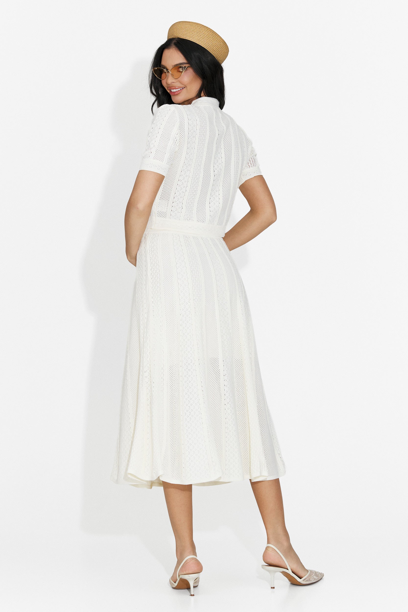 Denilia Bogas women's suit with cream skirt