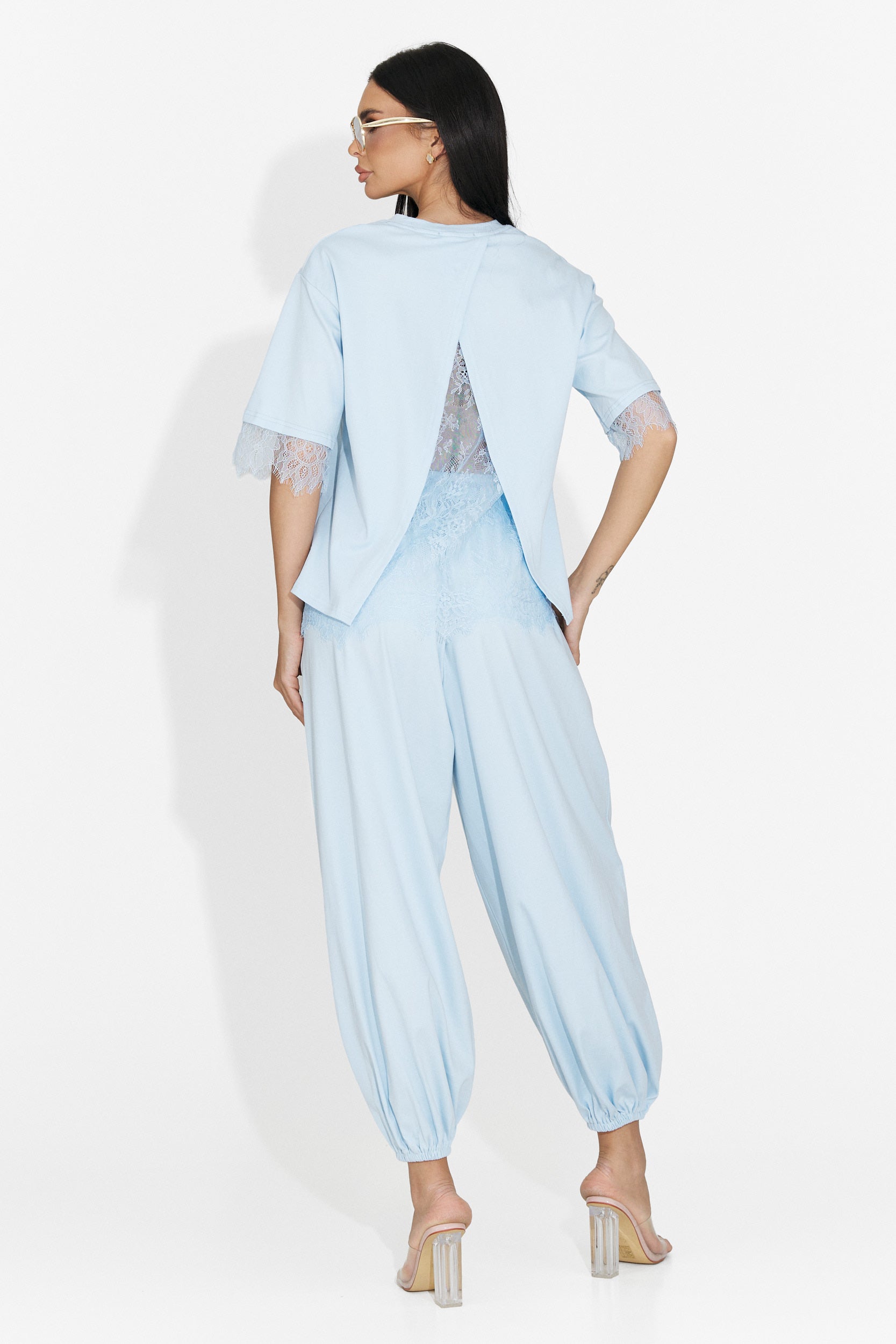 Maila Bogas Women's Suit with Blue Pants